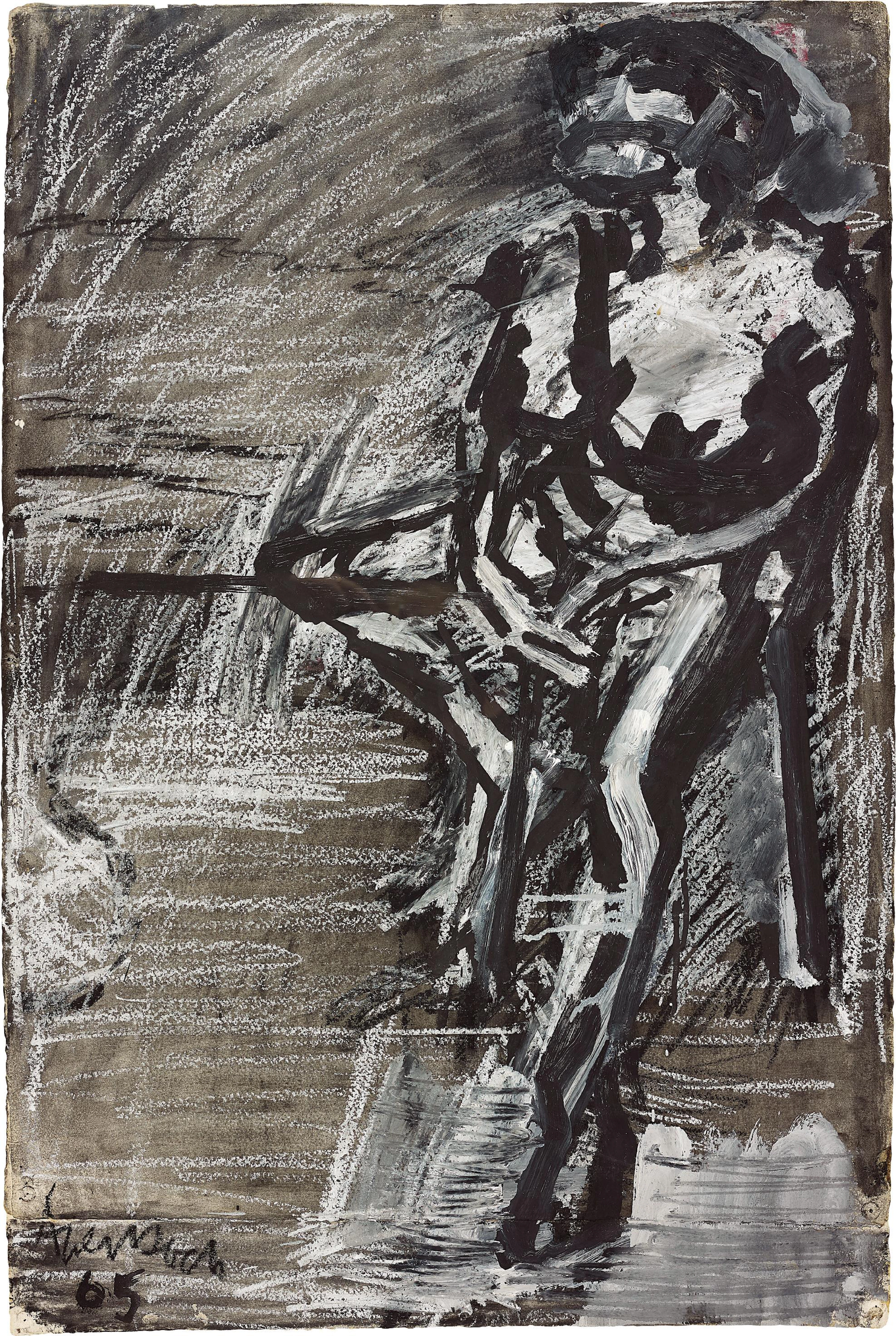 Seated Figure I – Frank Auerbach