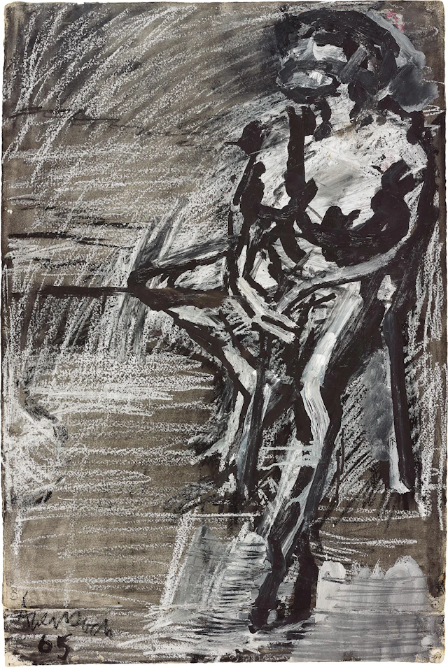 Seated Figure I – Frank Auerbach