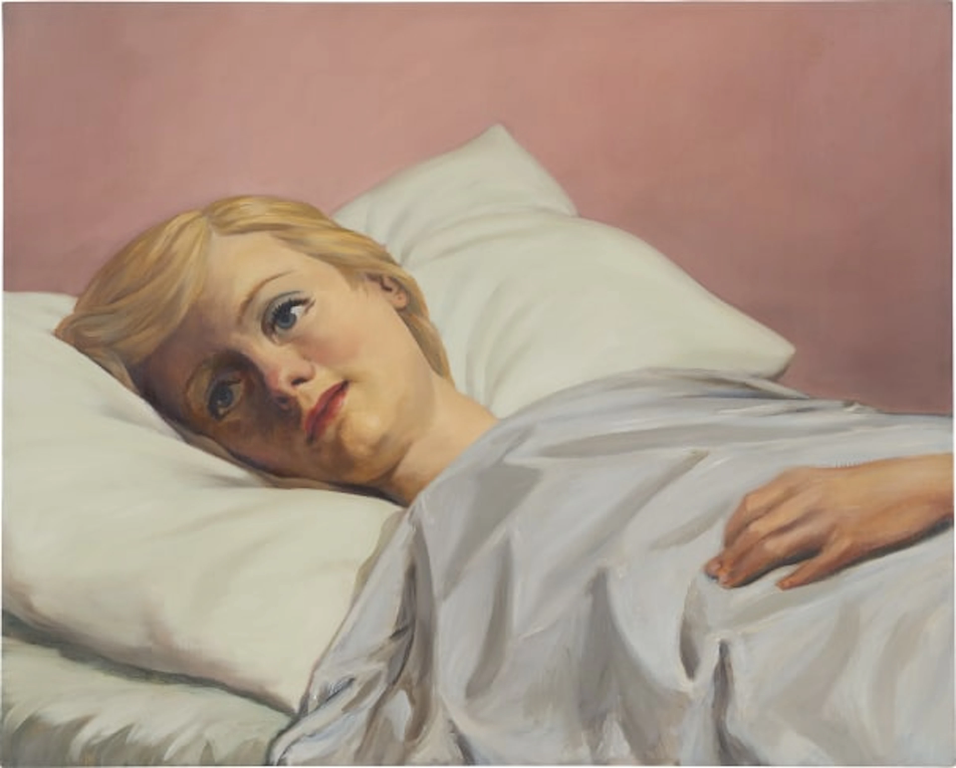 John Currin - Girl in Bed