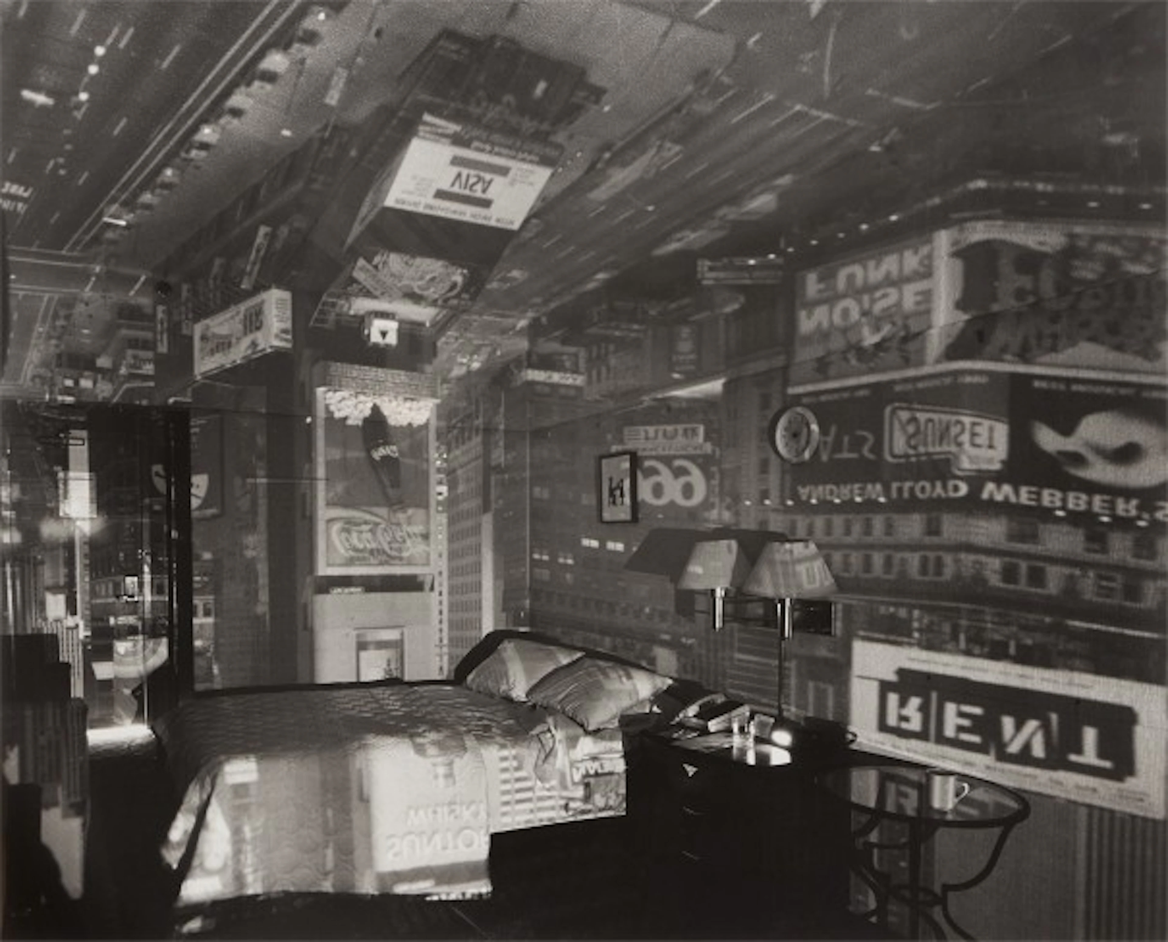 Abelardo Morell - Camera Obscura Image of Times Square in Hotel Room