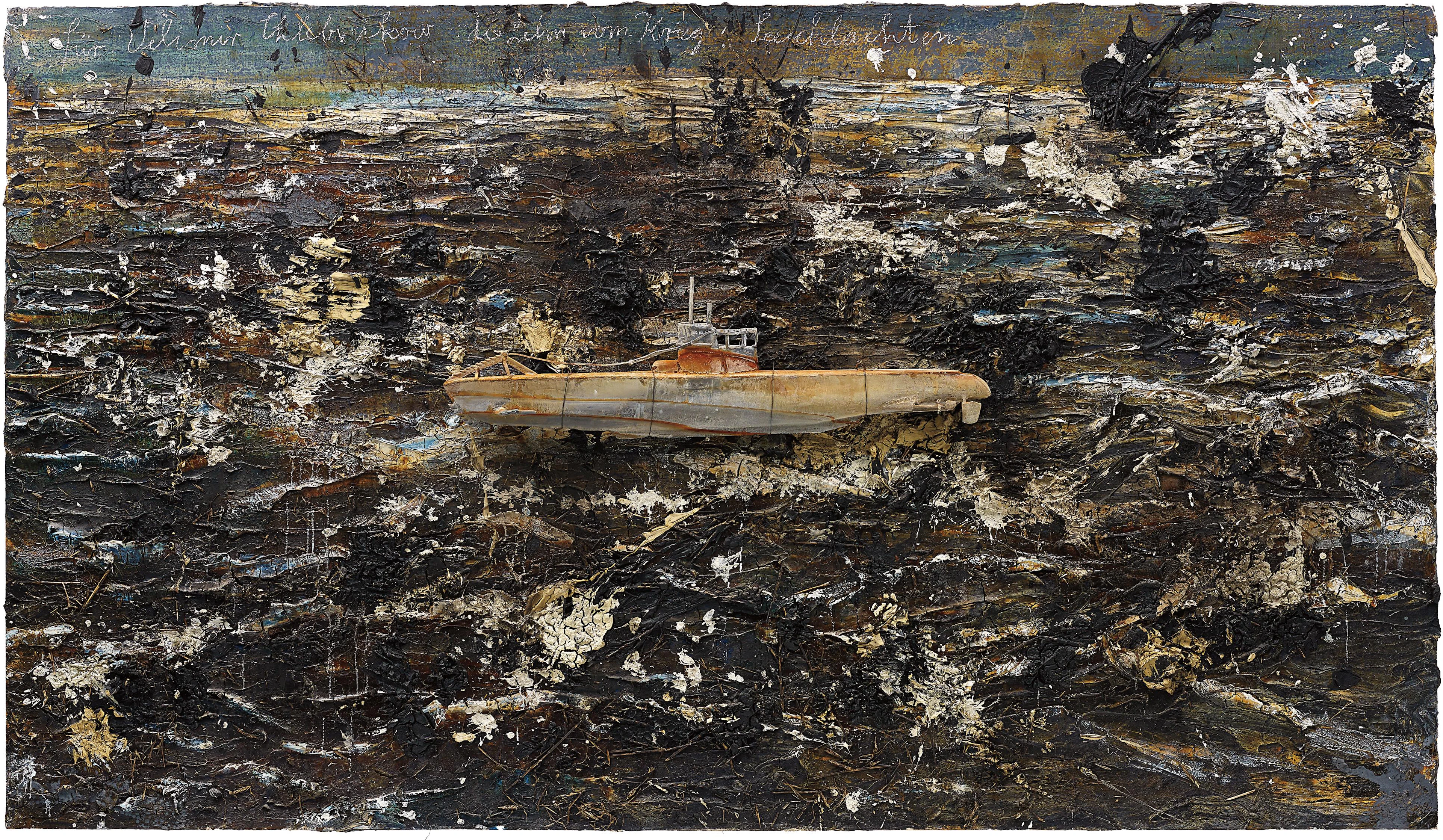 Für Velimir Khlebnikov: Die Lehre vom Krieg: Seeschlachten, 2004-2010 – Anselm Kiefer