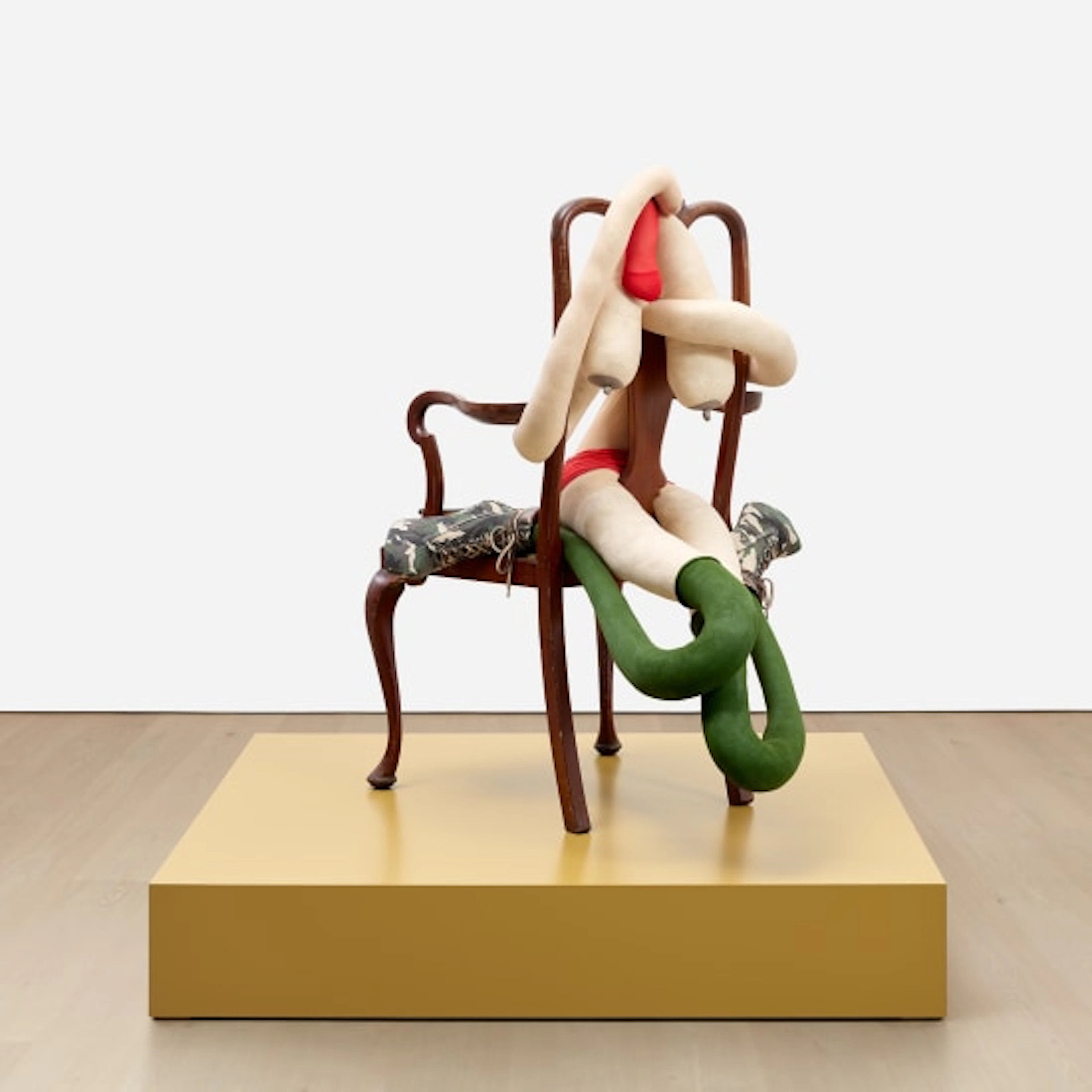 Sarah Lucas - SOMEONE DROPPED A BOMB ON ME