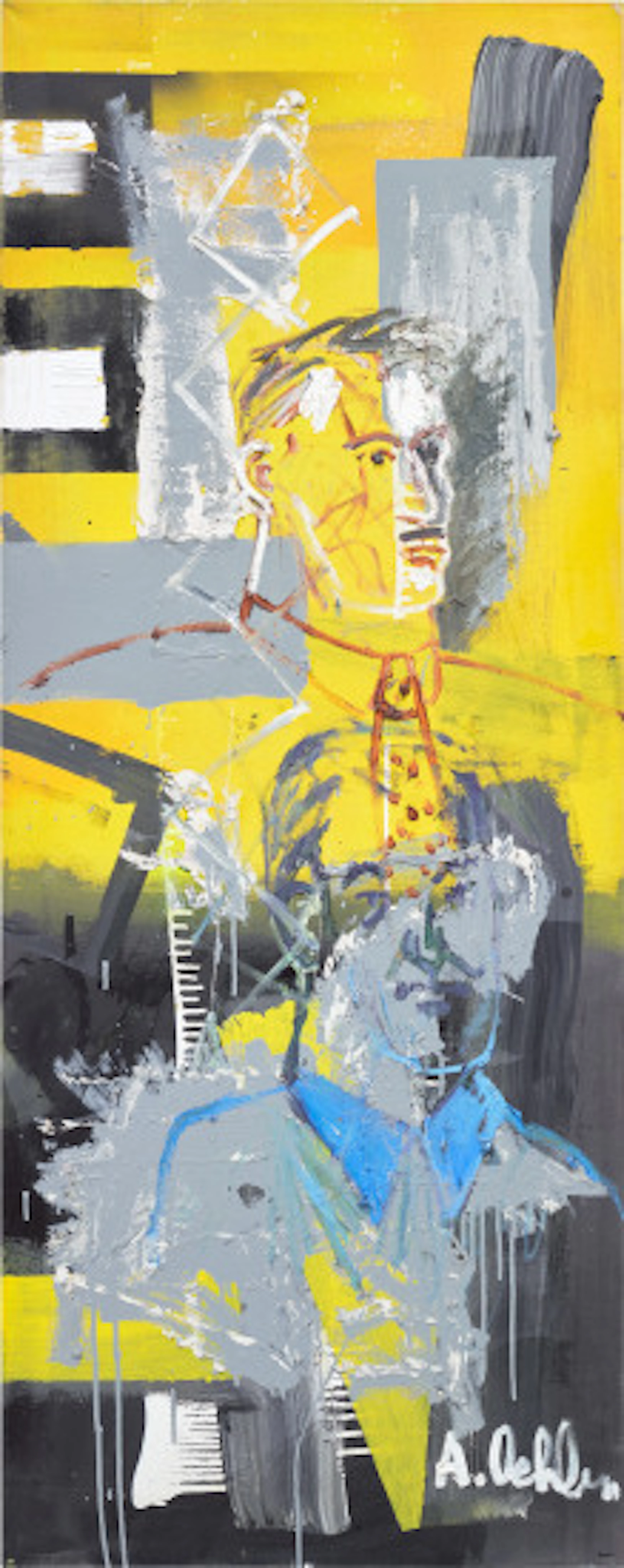 Albert Oehlen and Martin Kippenberger - Untitled