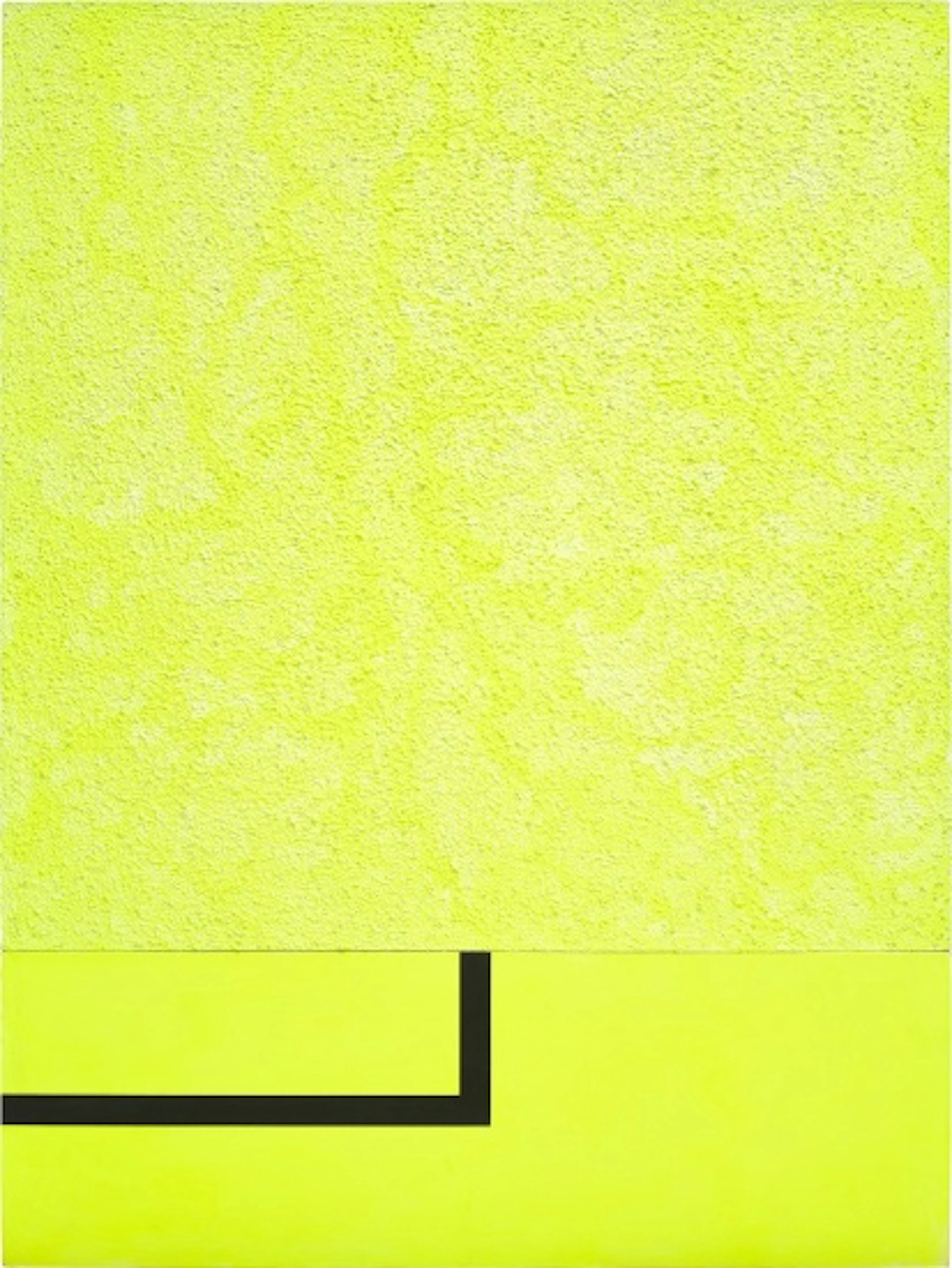 Peter Halley - Yellow Cell With Condui