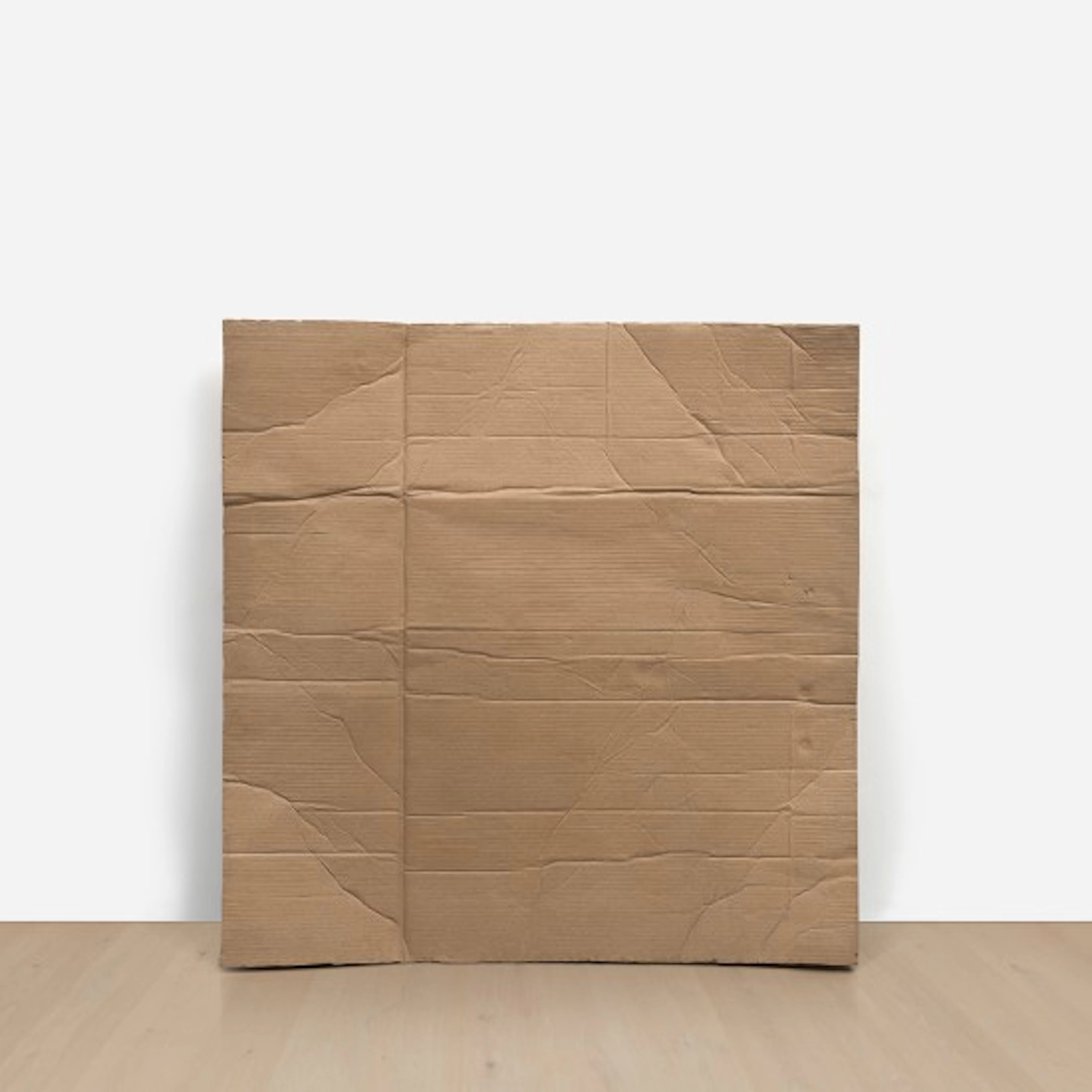 Ugo Rondinone - Still Life (Cardboard leaning on the wall)
