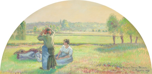 Camille Pissarro - La Sieste aux champs