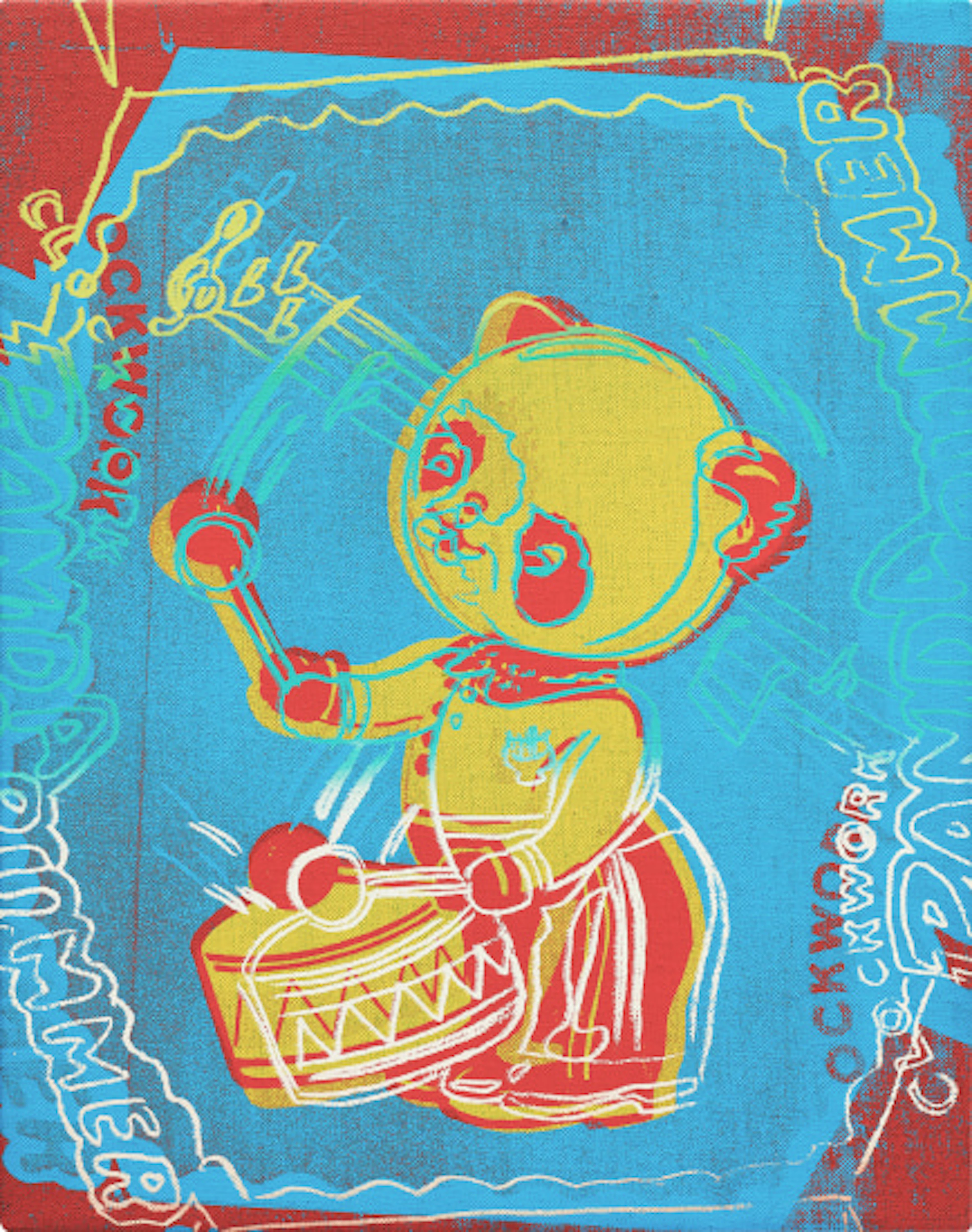 Andy Warhol - Panda Drummer (Toy Series)