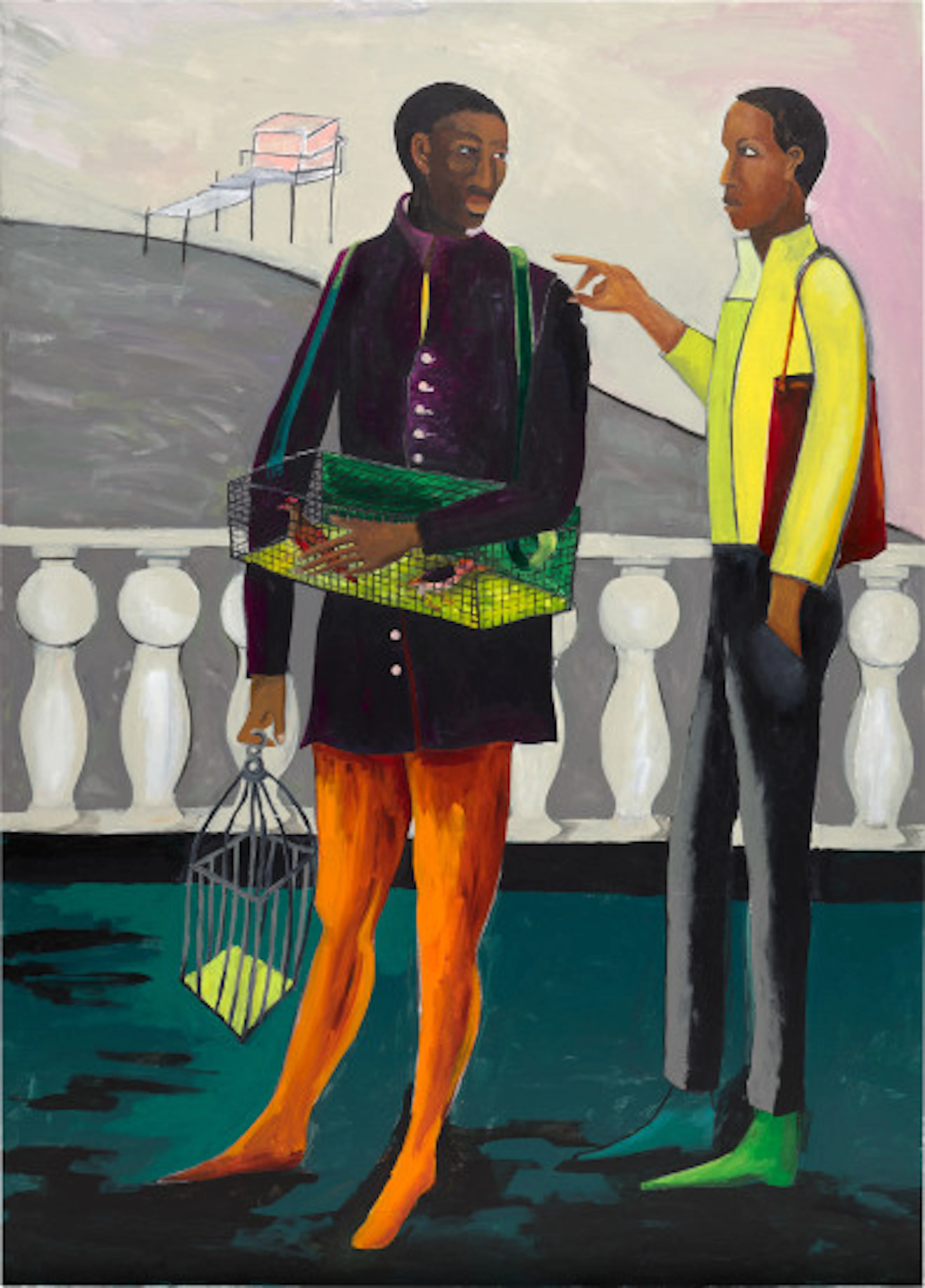 Lubaina Himid - The Bird Seller: Are You Listening