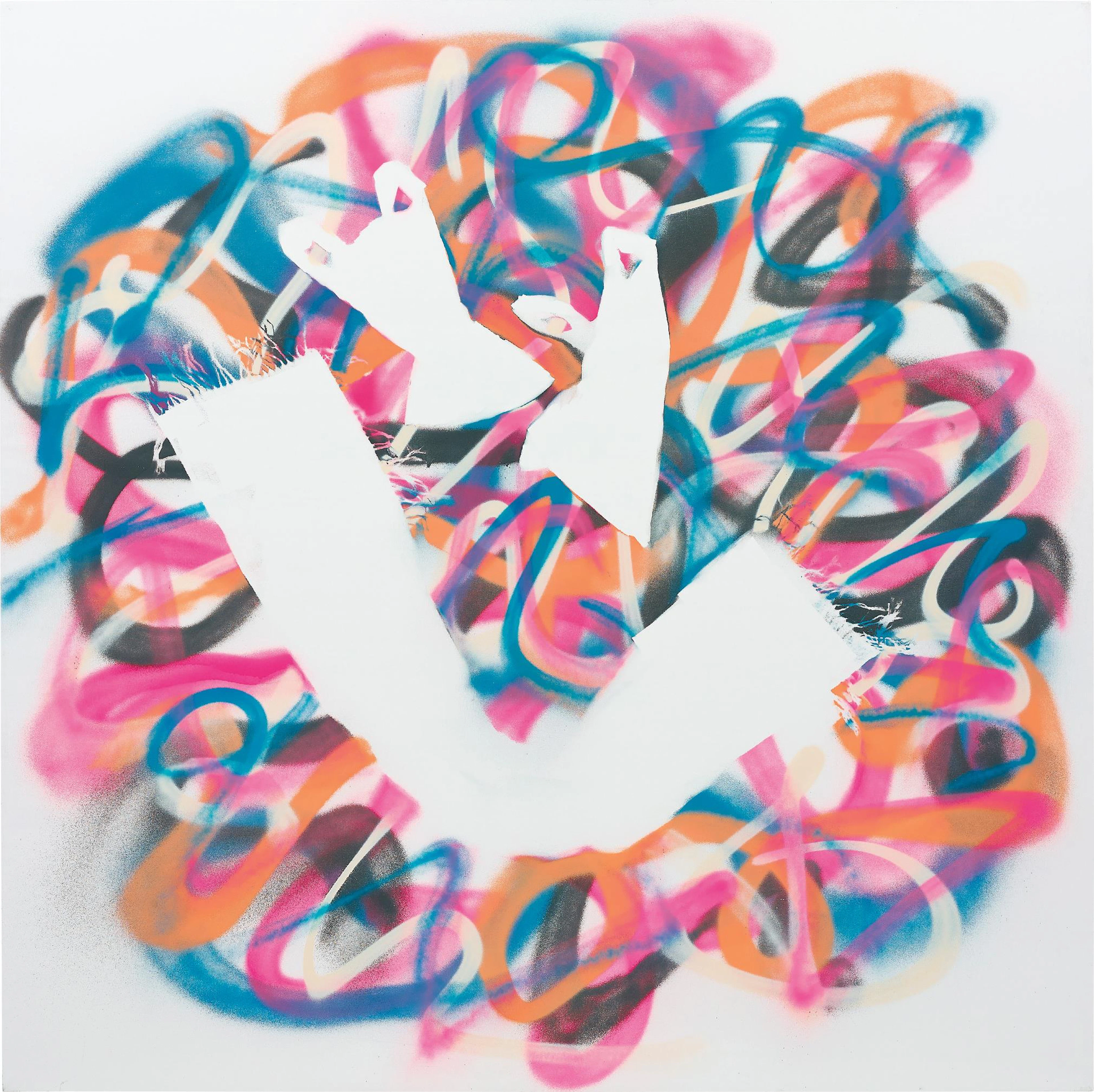 Holding her Hand in the Air in the Shape of a Gun 17 – Eddie Peake