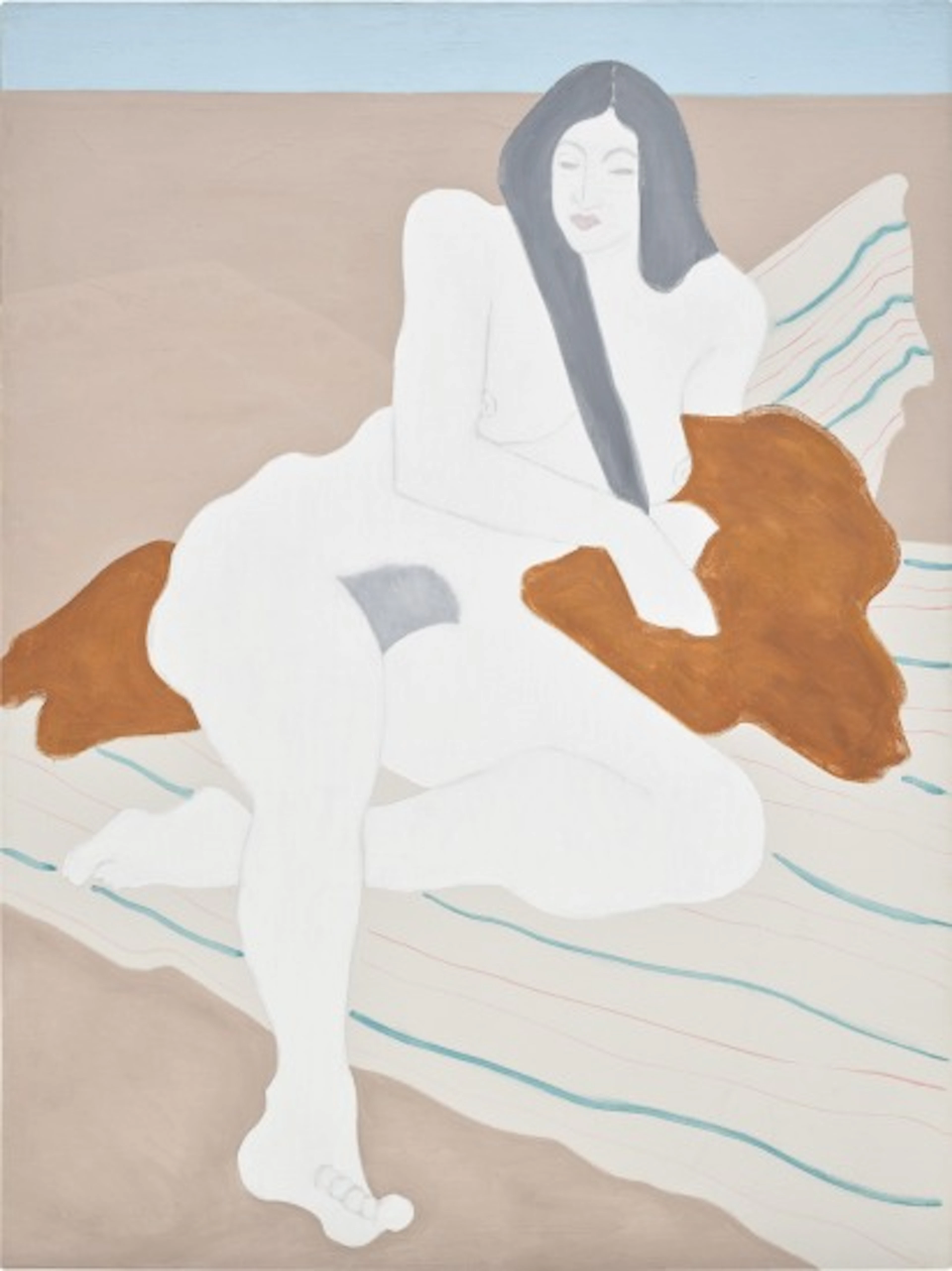 March Avery - White Nude