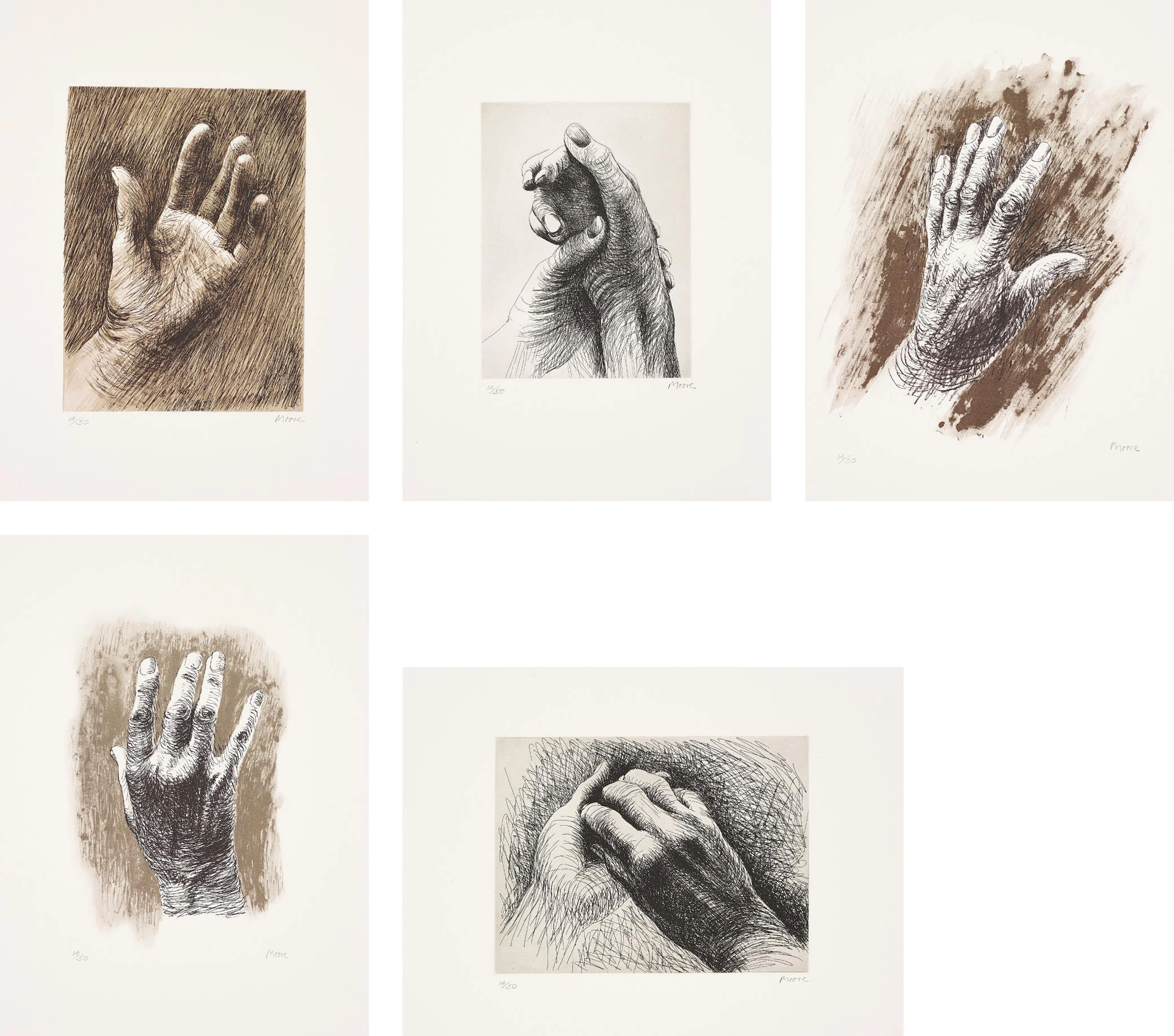 The Artist’s Hand, 1980 – Henry Moore