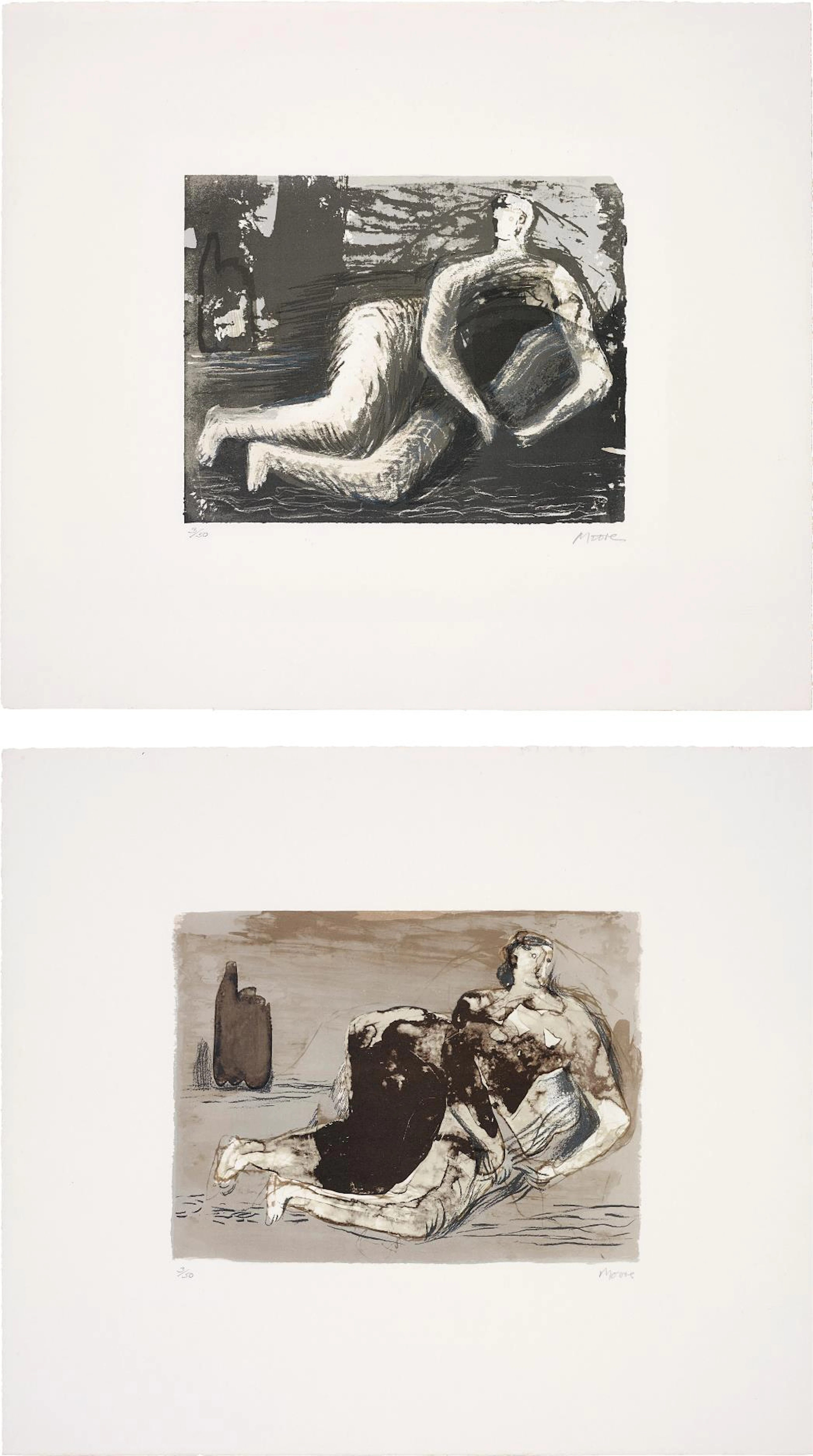 Adam; and Eve, 1980 – Henry Moore