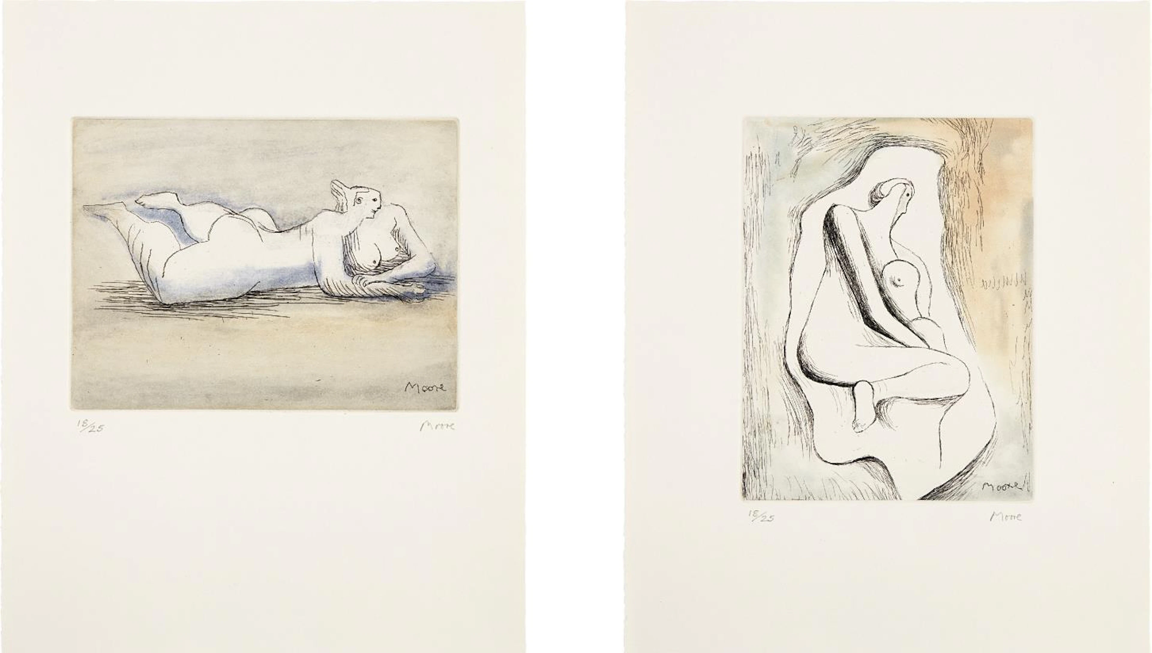 Sketchbook 1928, The West Wind Relief, 1979-80 – Henry Moore