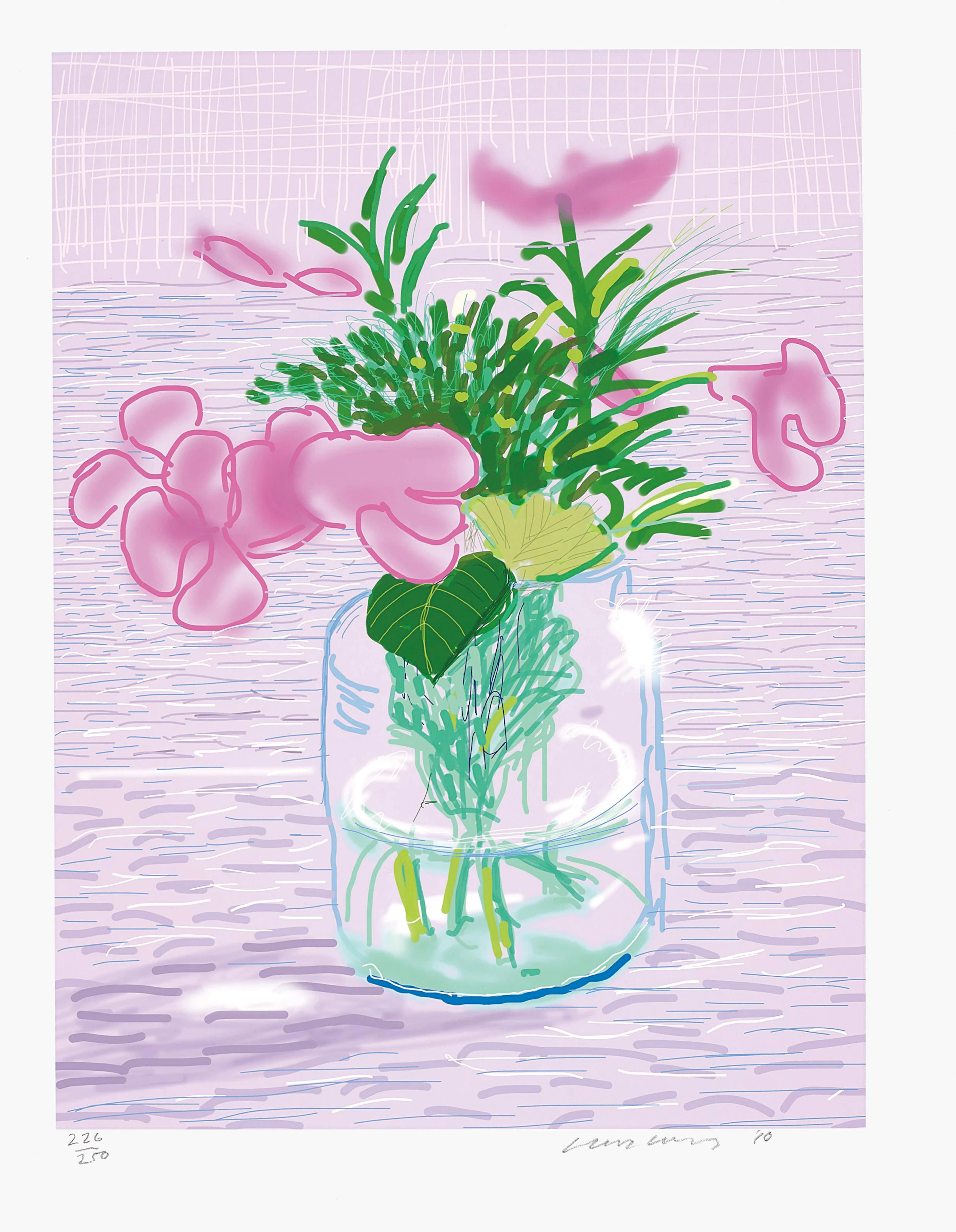 Untitled no. 329, from A Bigger Book: Art Edition A, 2010/2016 – David Hockney