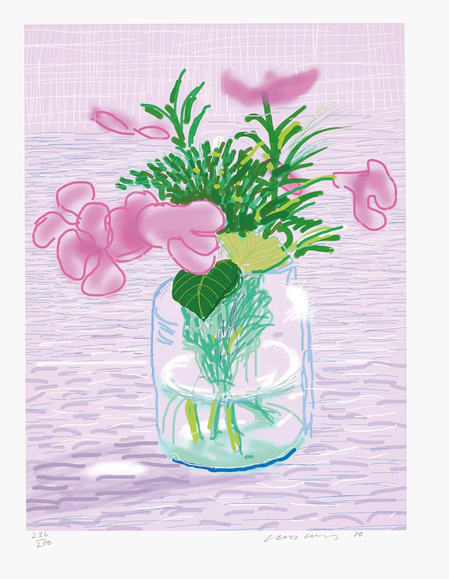 Untitled no. 329, from A Bigger Book: Art Edition A, 2010/2016 – David Hockney