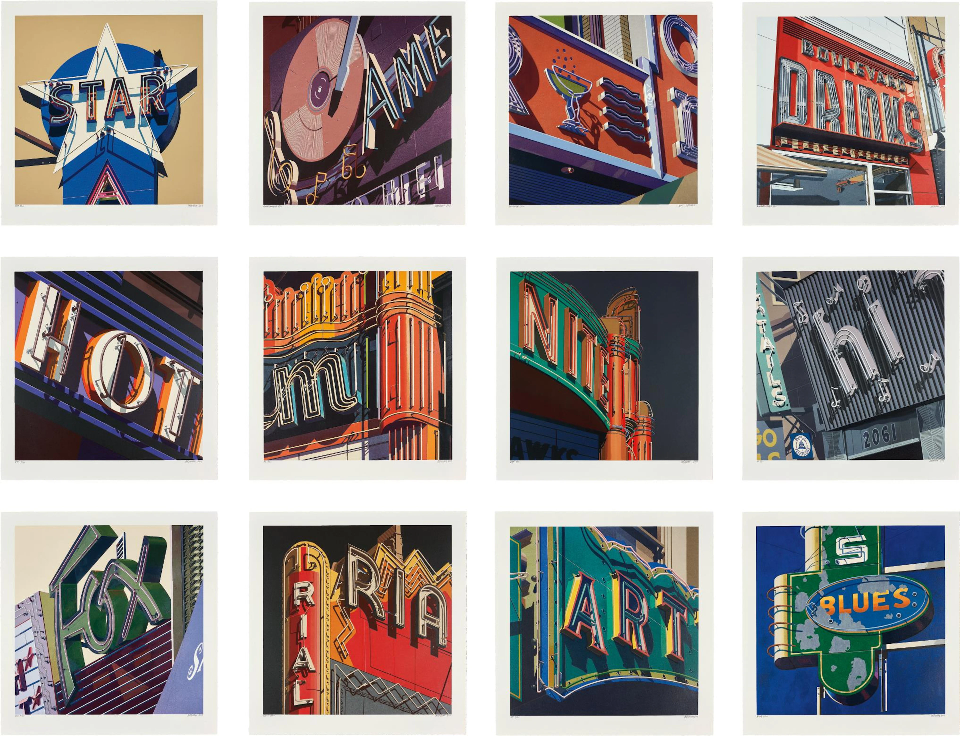American Signs, 2009 – Robert Cottingham