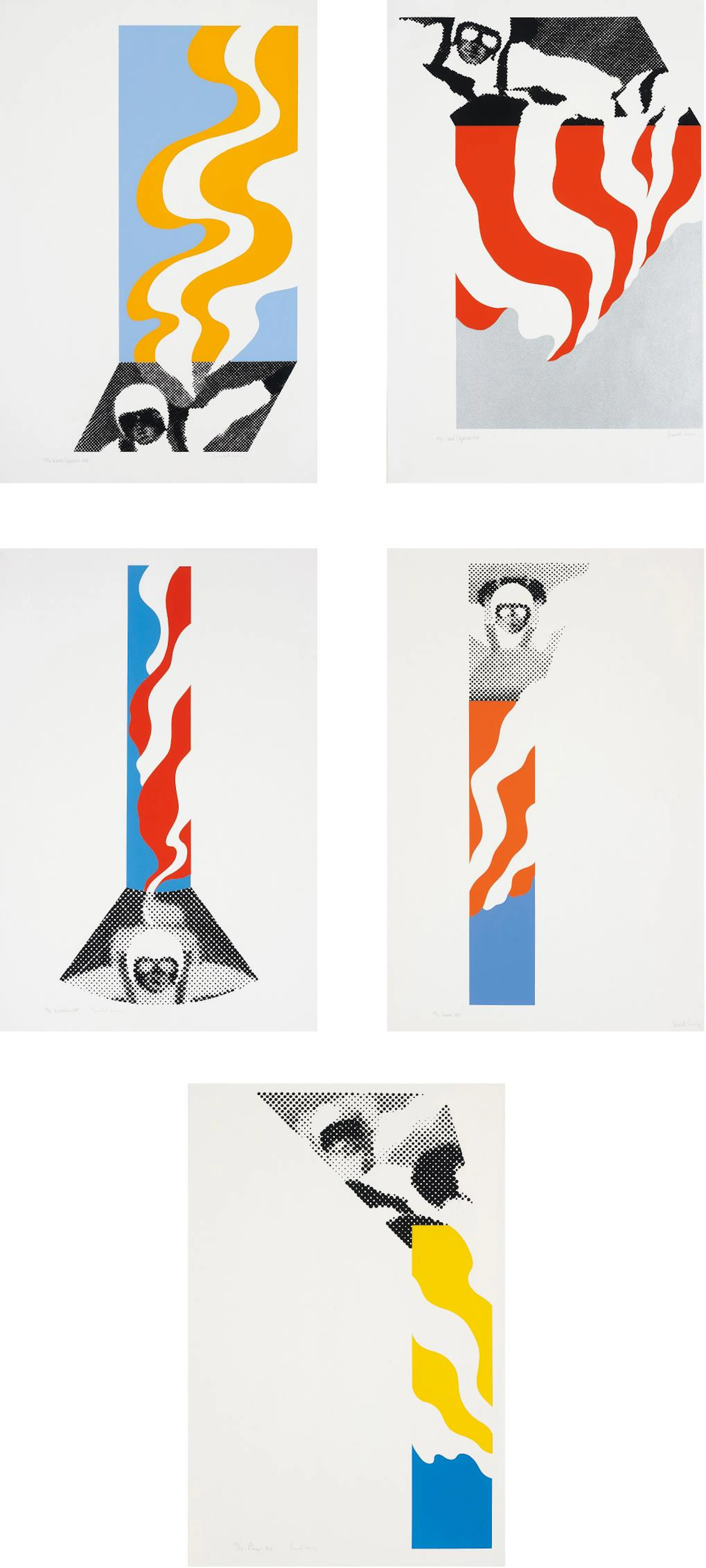 Parachutes: five works, 1968 – Gerald Laing
