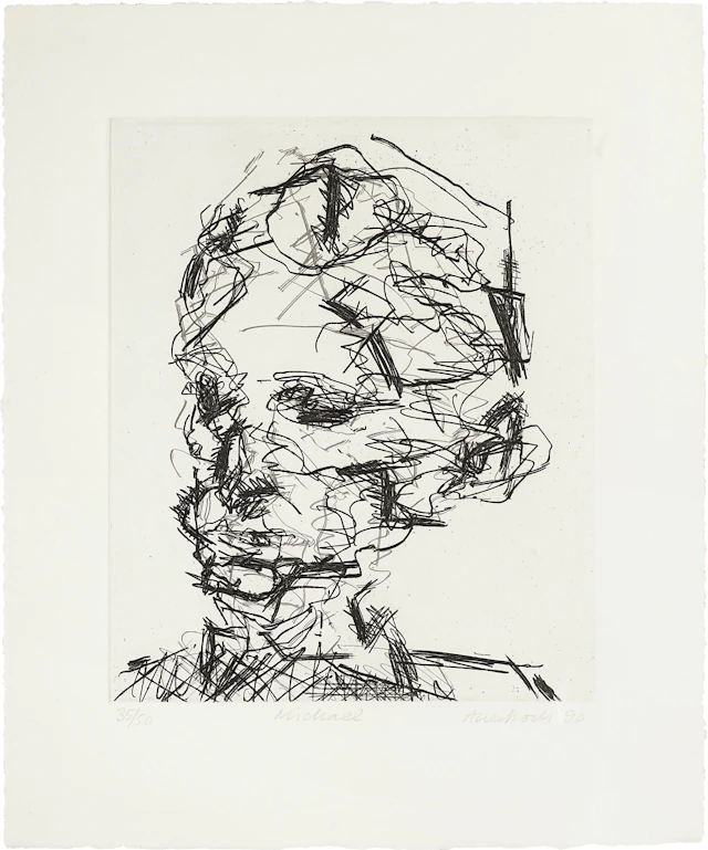 Michael, from Seven Portraits, 1989-90 – Frank Auerbach