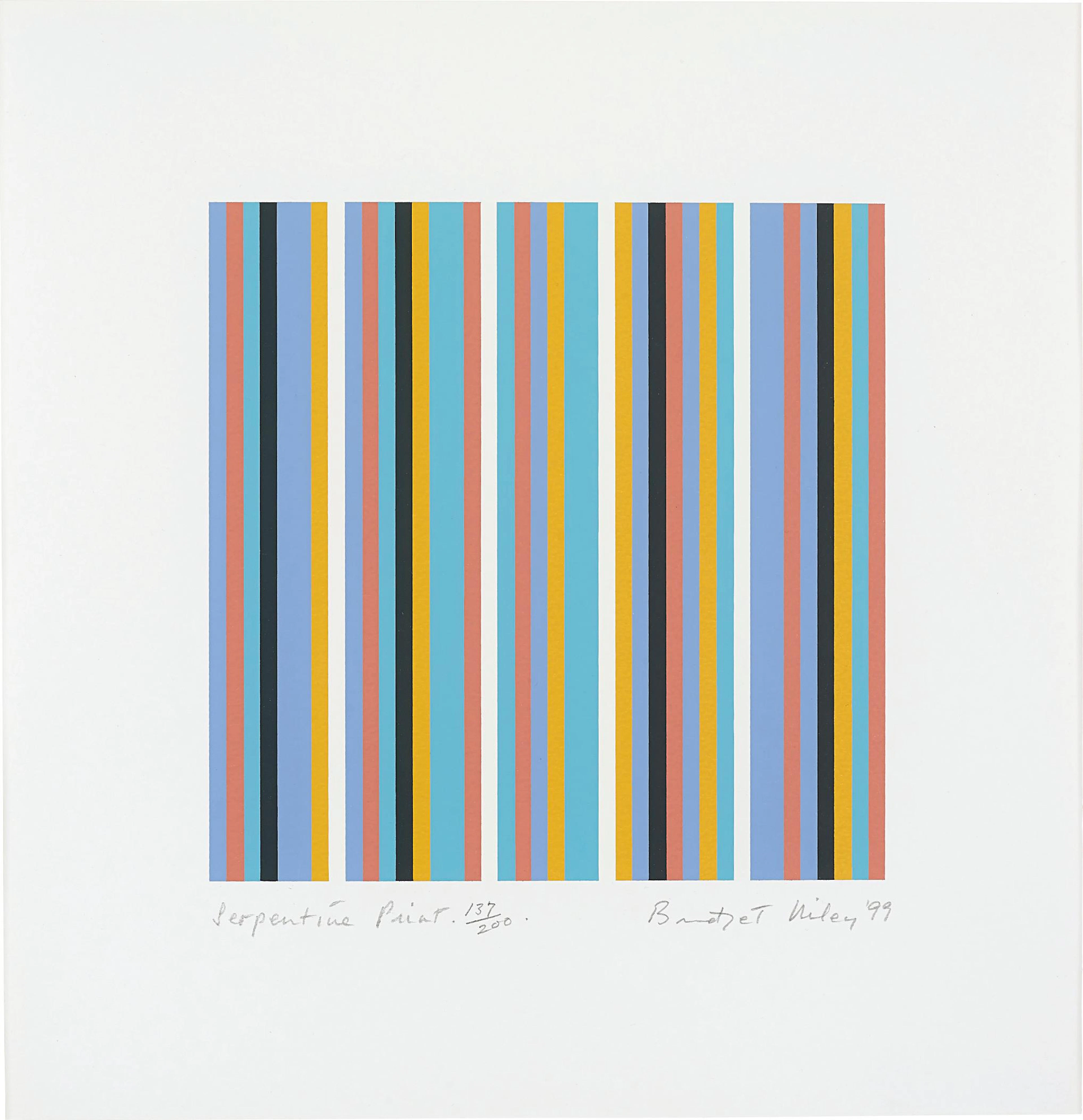 Serpentine, 1999 – Bridget Riley
