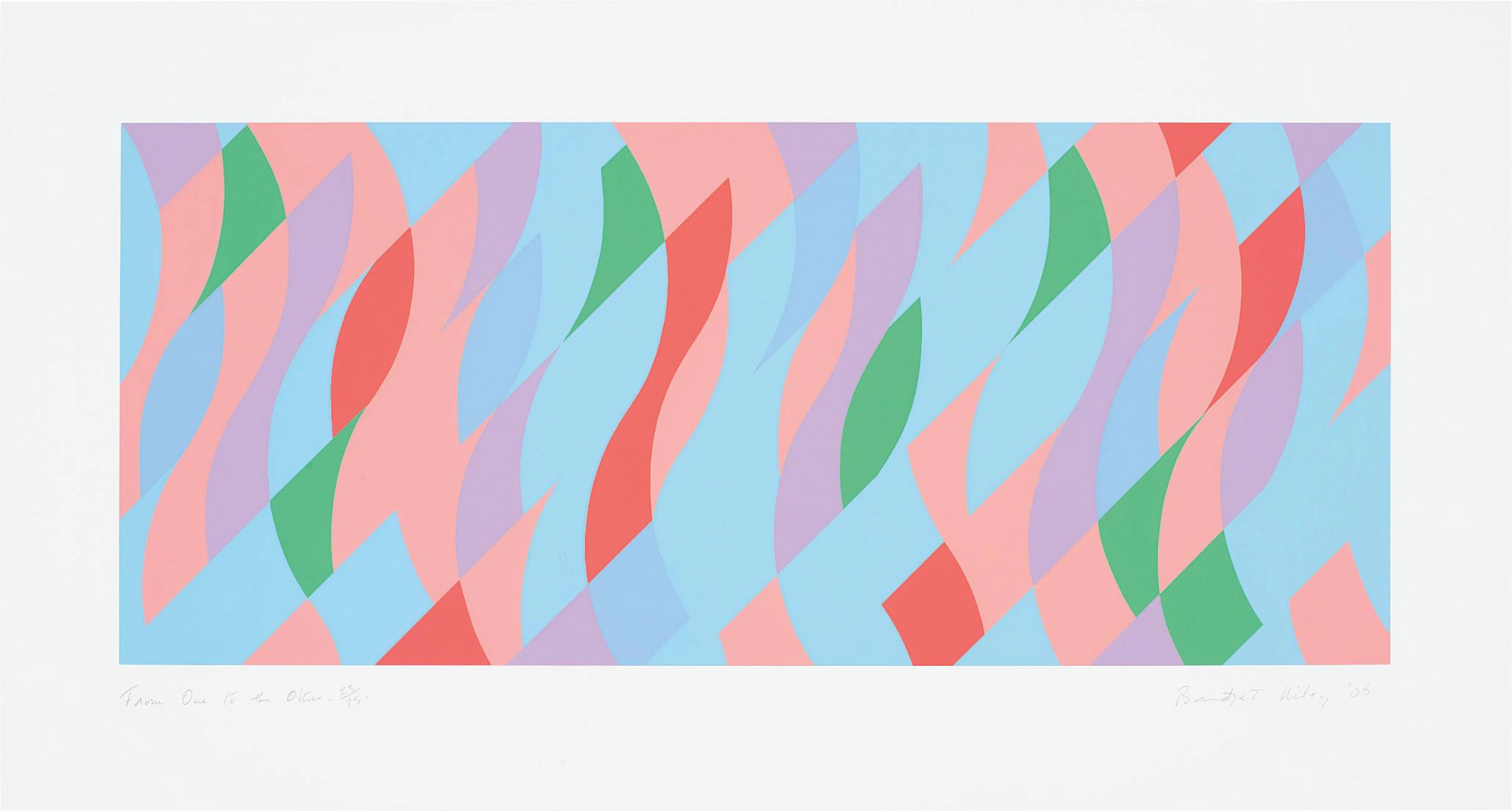 From One to the Other, 2005 – Bridget Riley