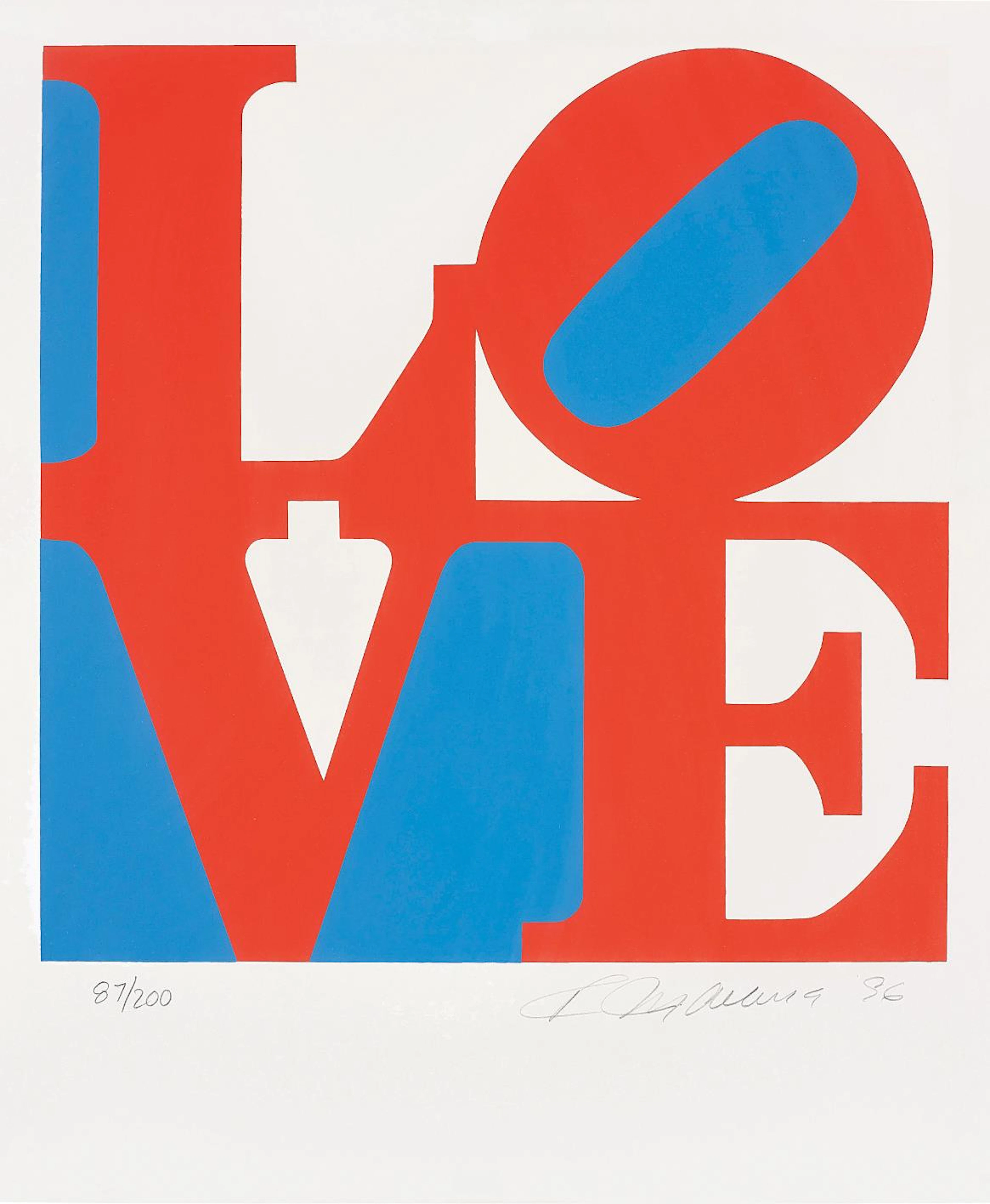 Love, from Book of Love, 1996 – Robert Indiana