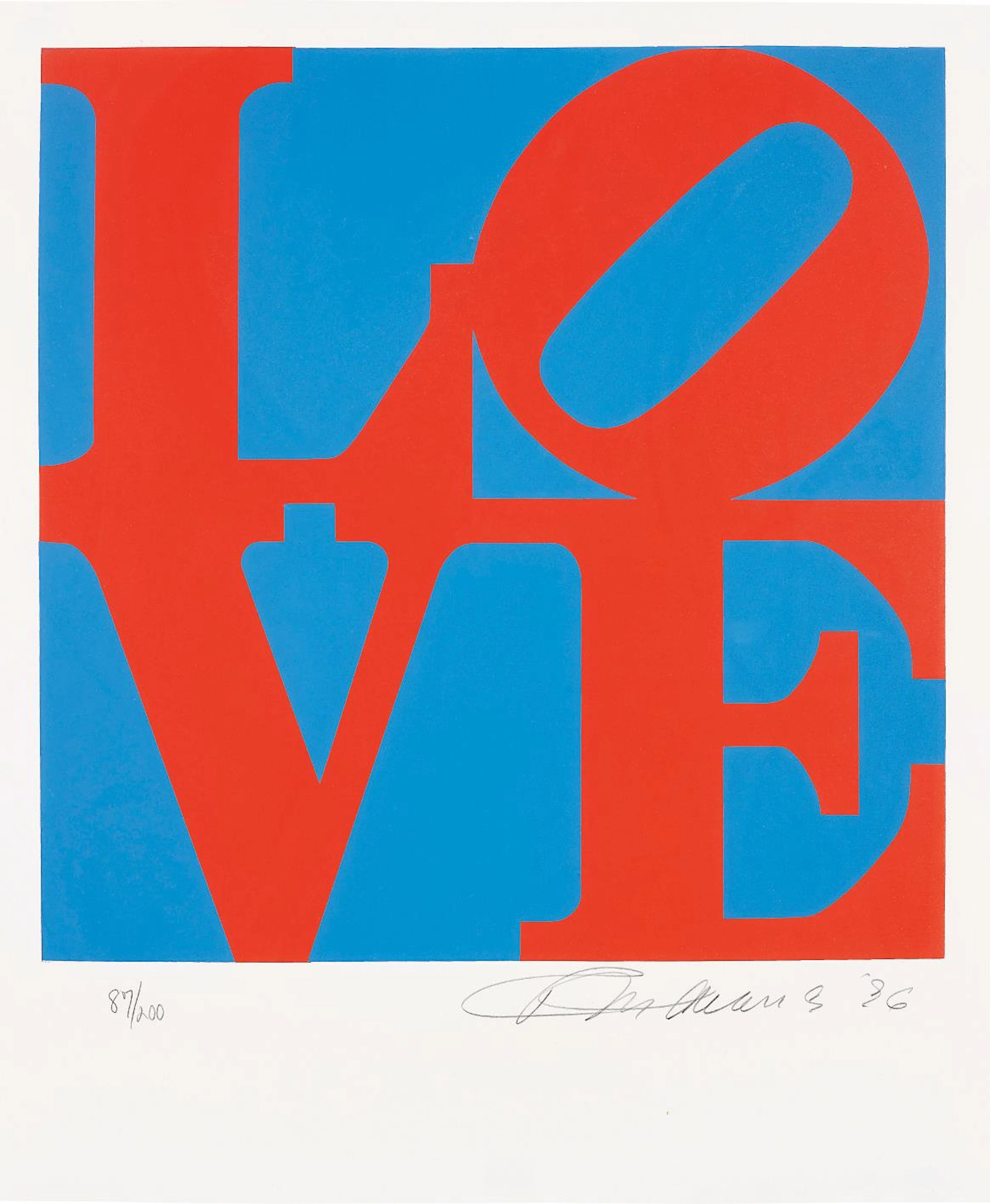 Love, from Book of Love, 1996 – Robert Indiana
