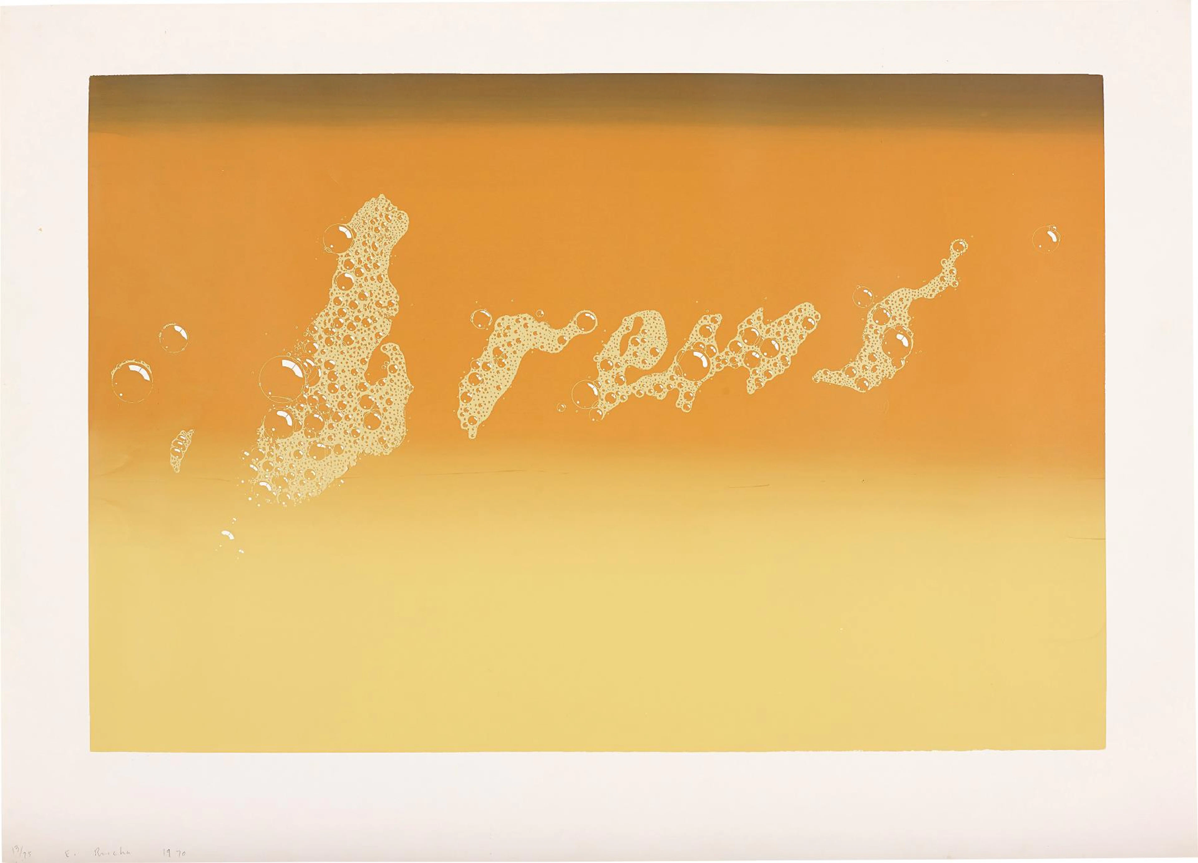 Brews, 1970 – Ed Ruscha