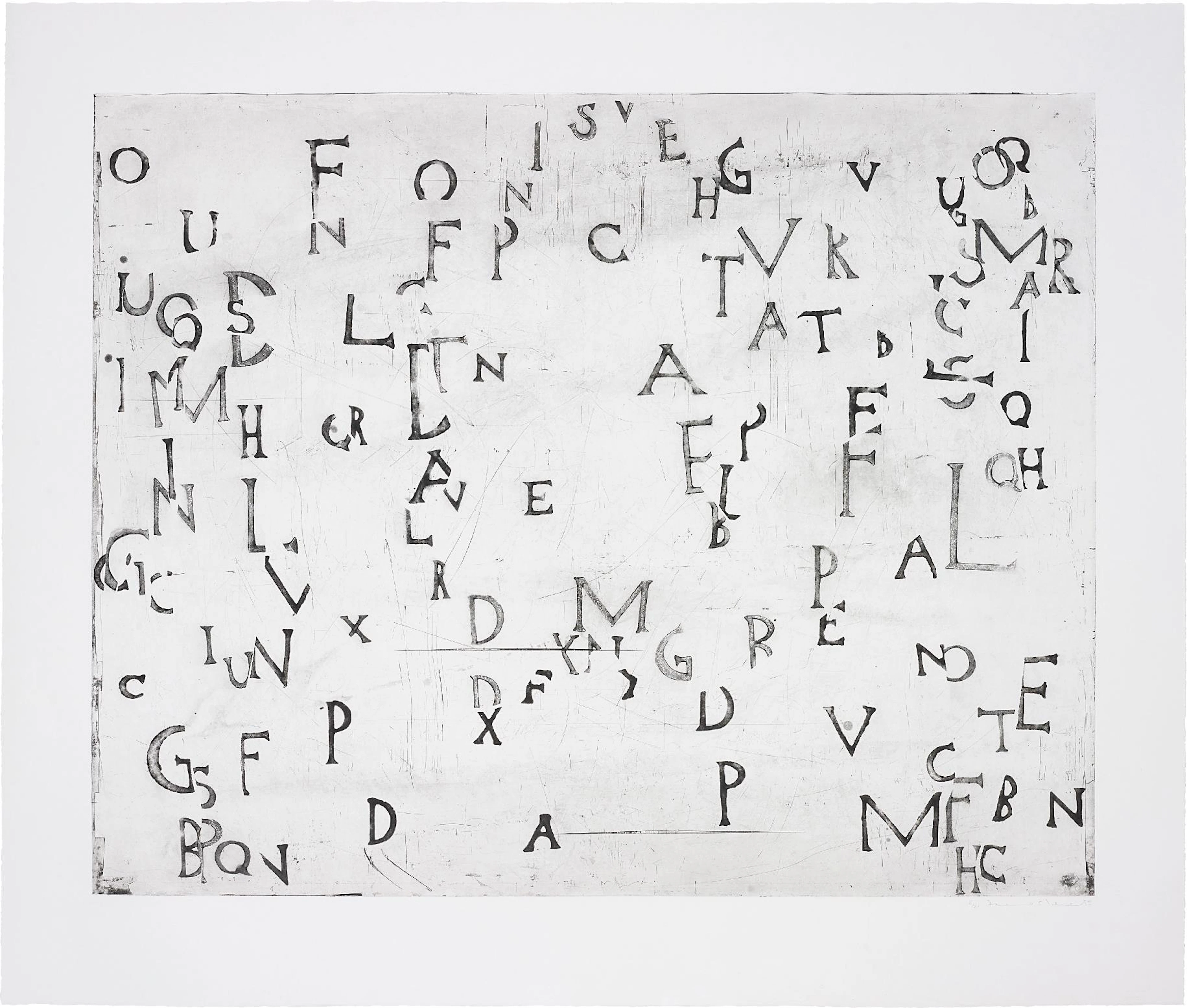 Seeds, from Perusa, 1990 – Francesco Clemente