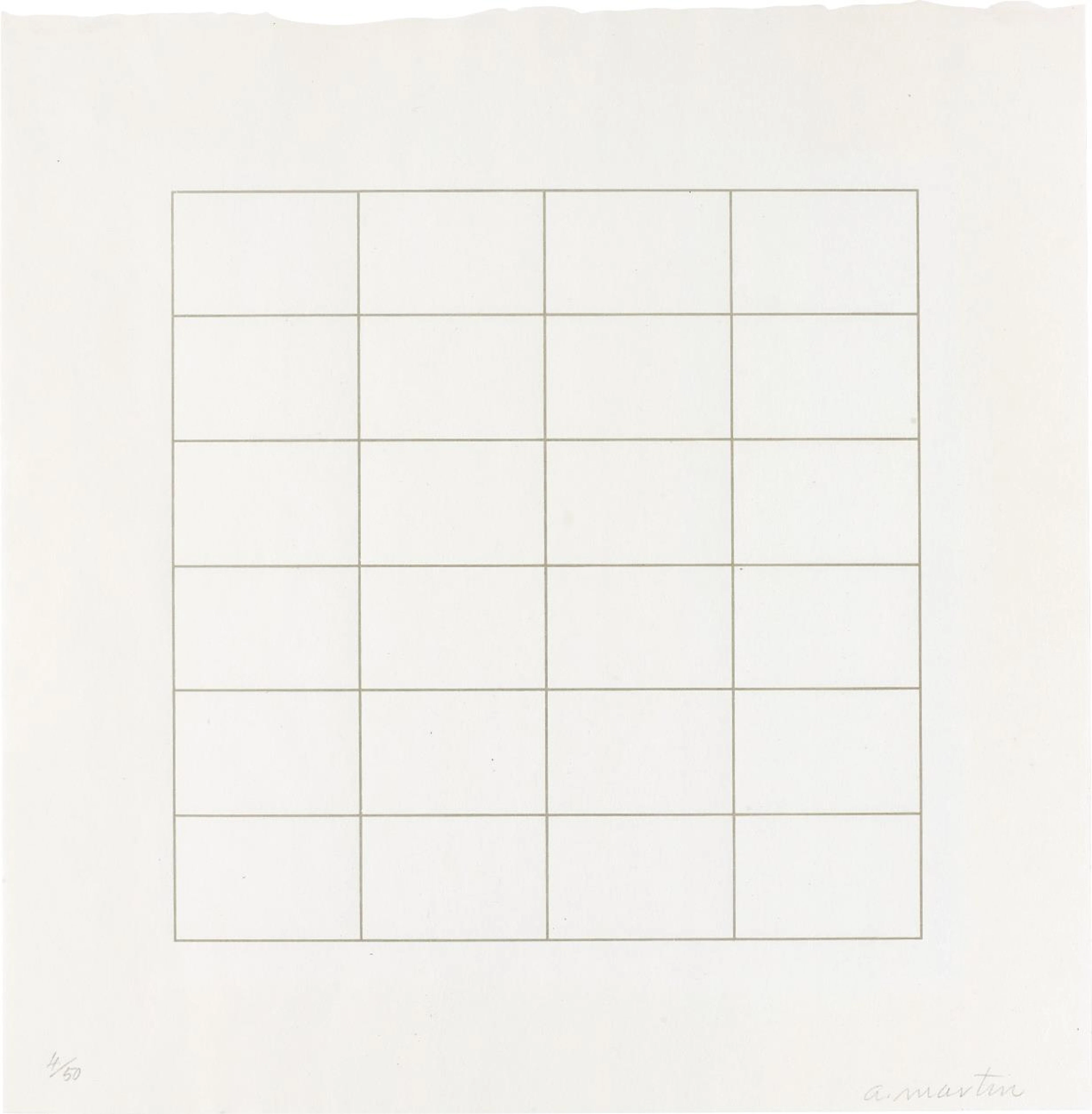 Untitled, 1973 – Agnes Martin