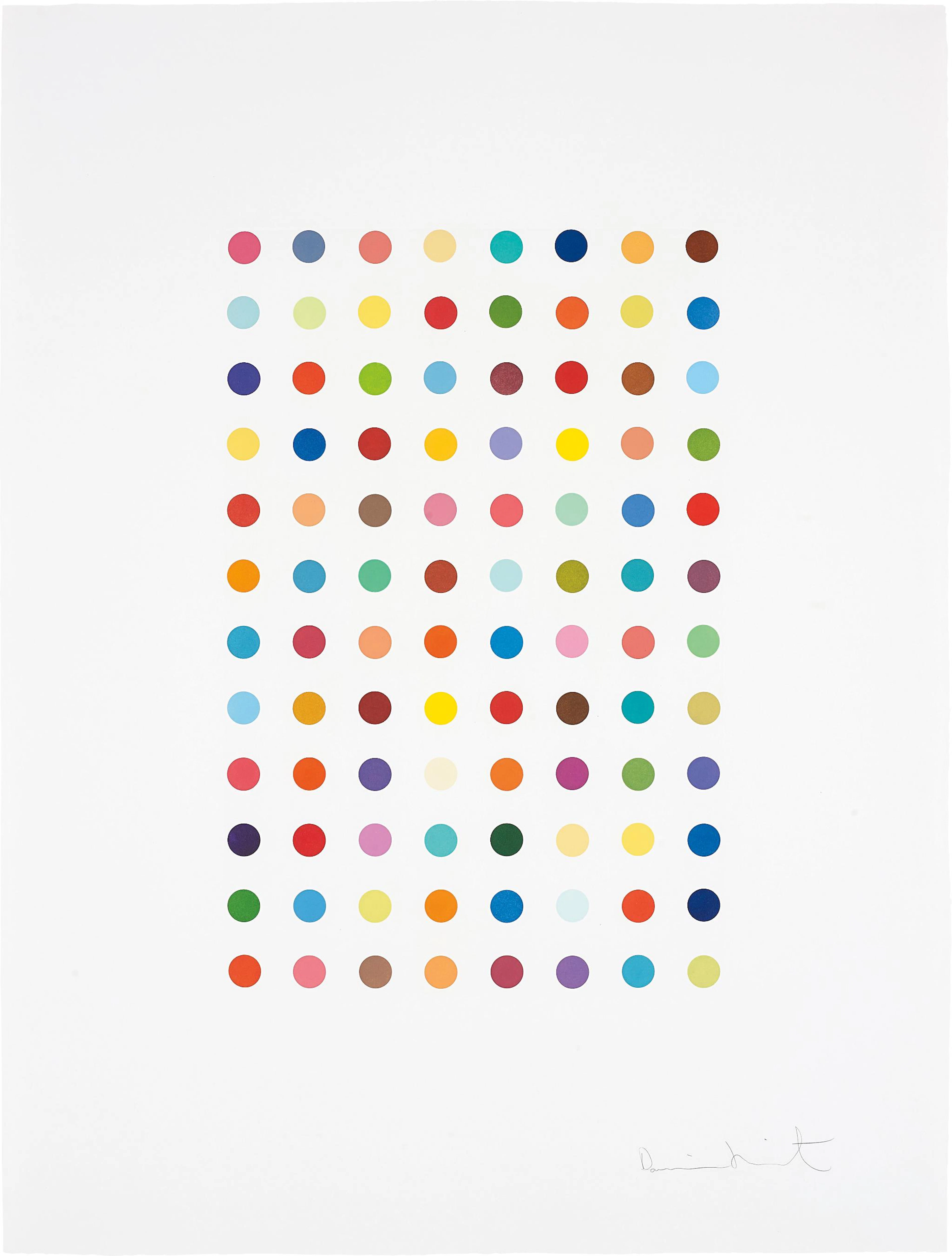 Xylene Cyanol Dye Solution, 2005 – Damien Hirst