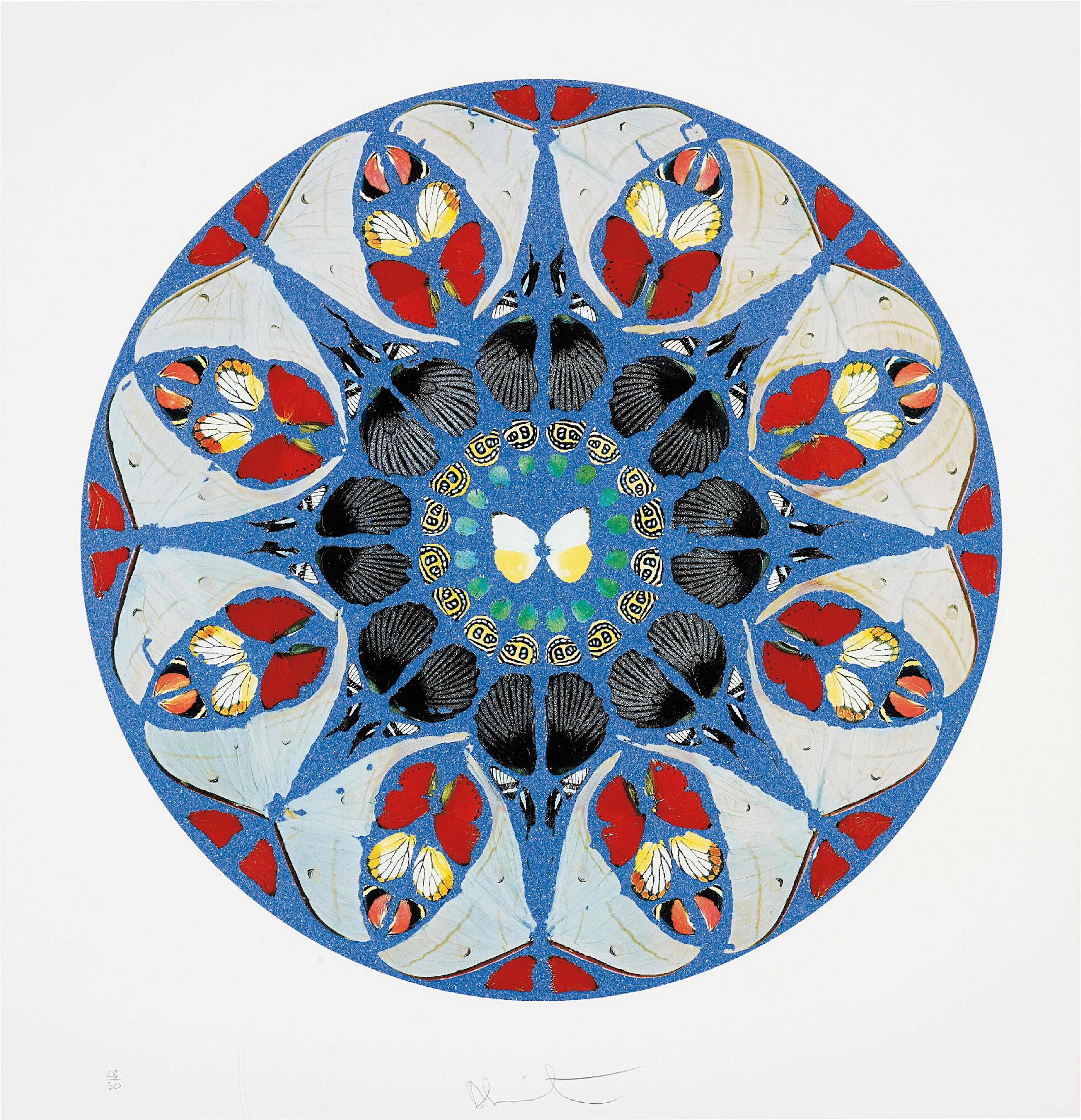 Deus, Deus Meus, from Psalm Prints, 2009 – Damien Hirst