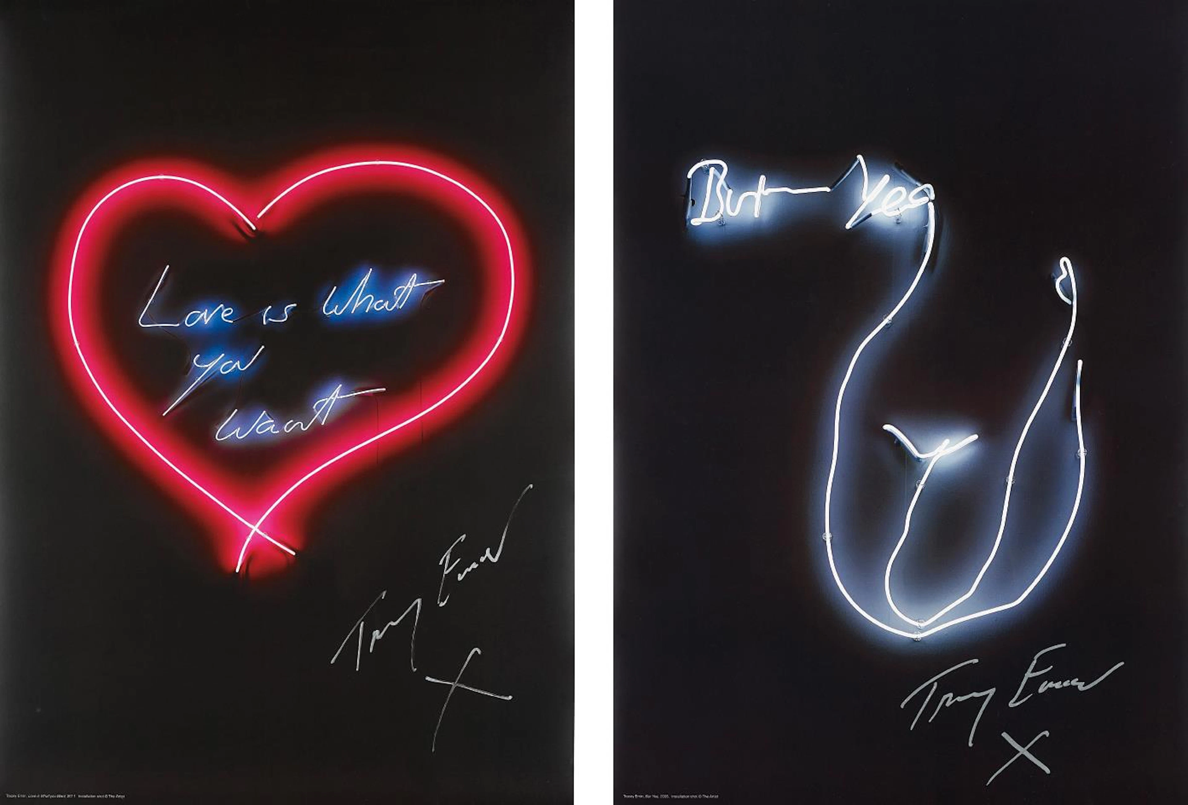 Love is What You Want; and But Yeah, 2015 – Tracey Emin