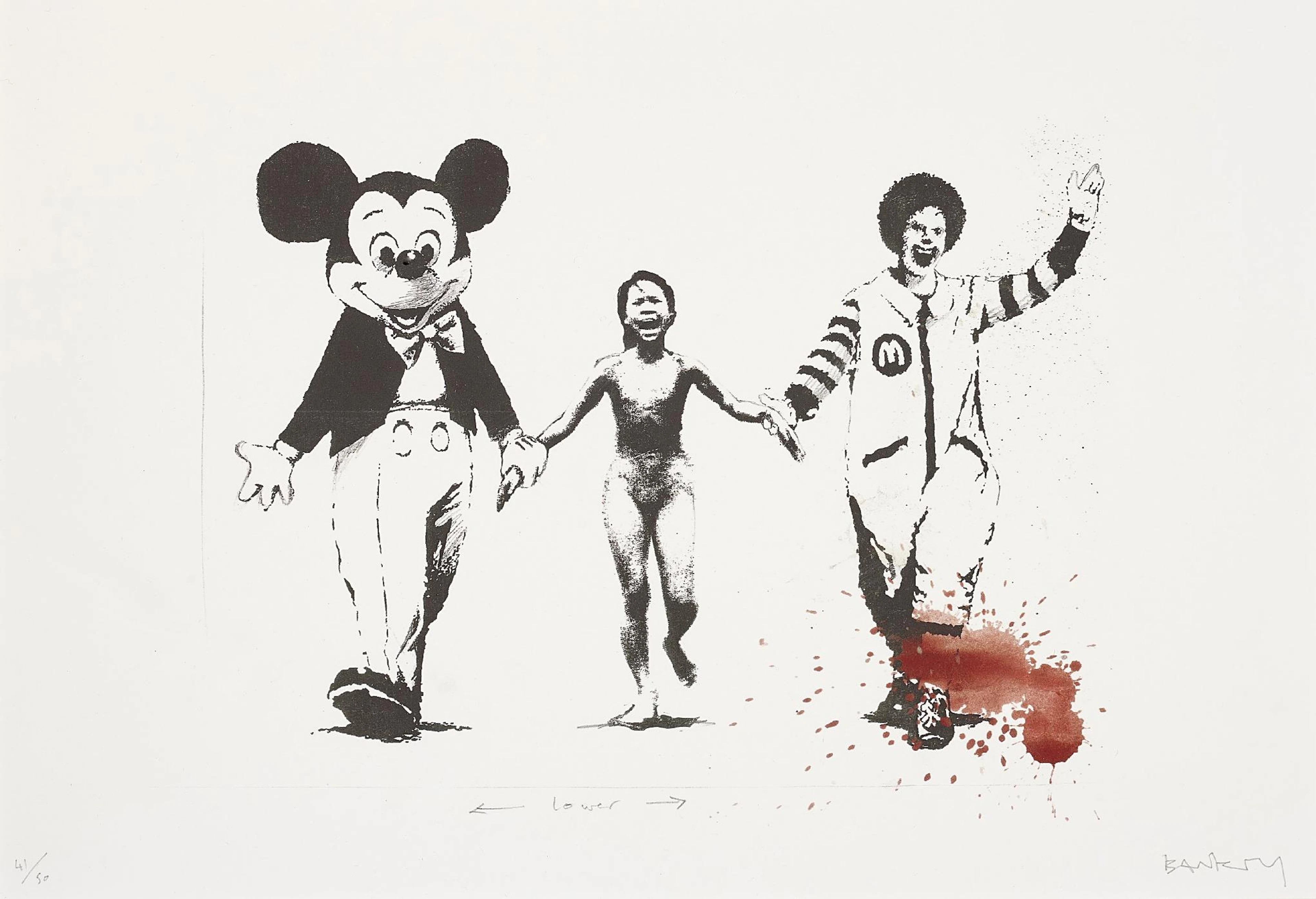 Napalm (Can't Beat the Feeling), from In the Darkest Hour There May be Light, 2006 – Banksy