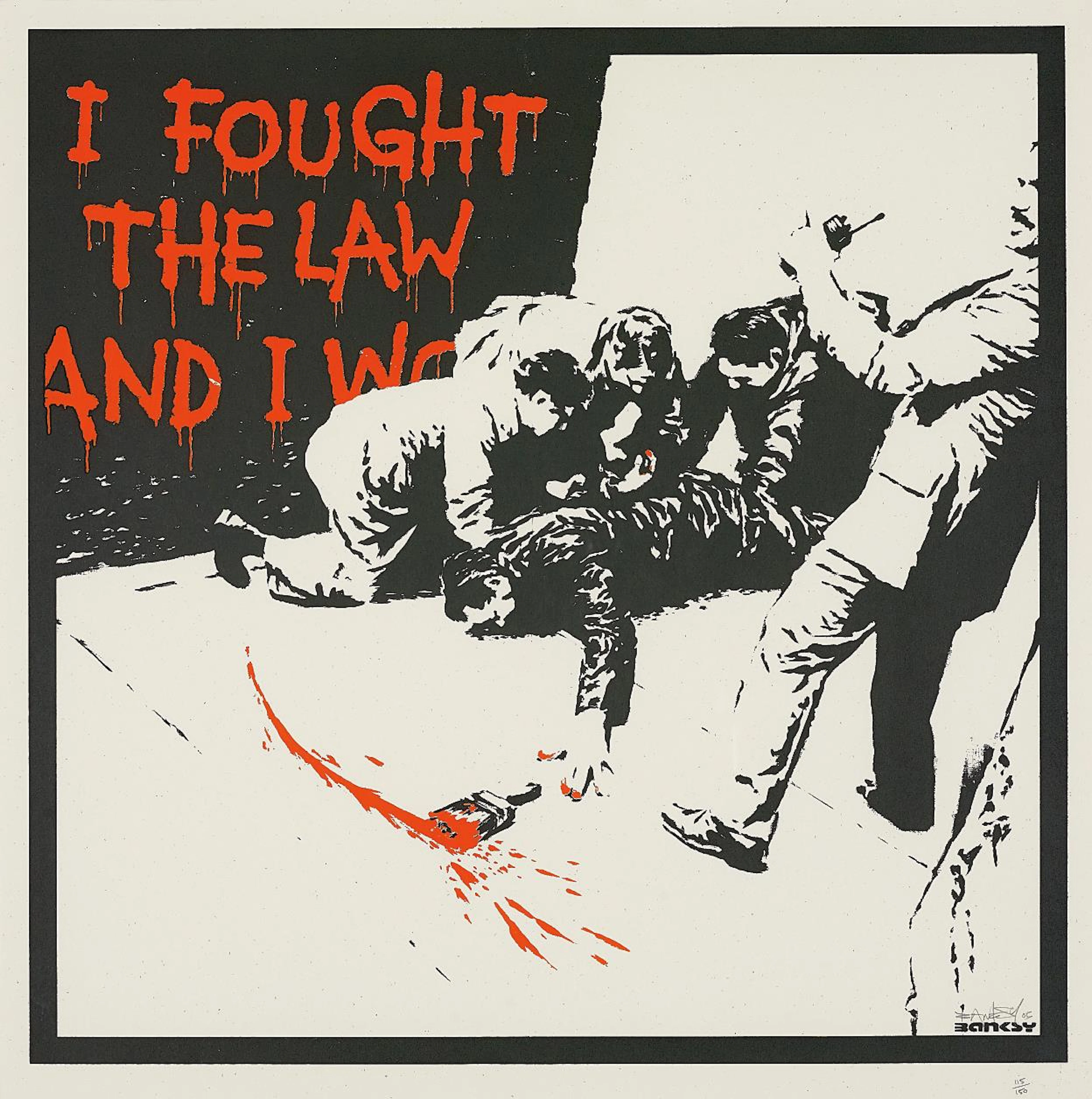 I Fought the Law, 2005 – Banksy