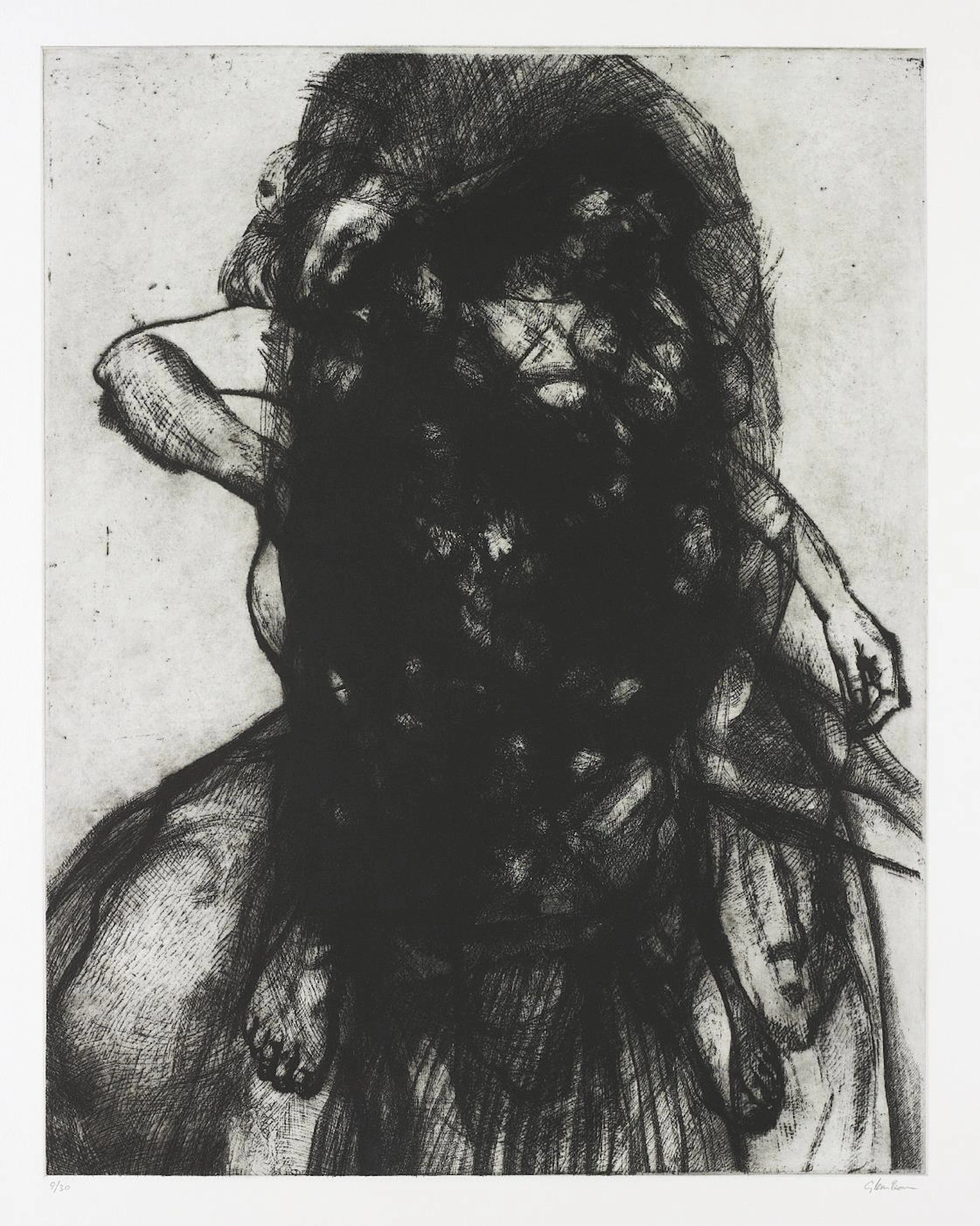 Layered Portrait (After Lucian Freud) 3, 2008 – Glenn Brown