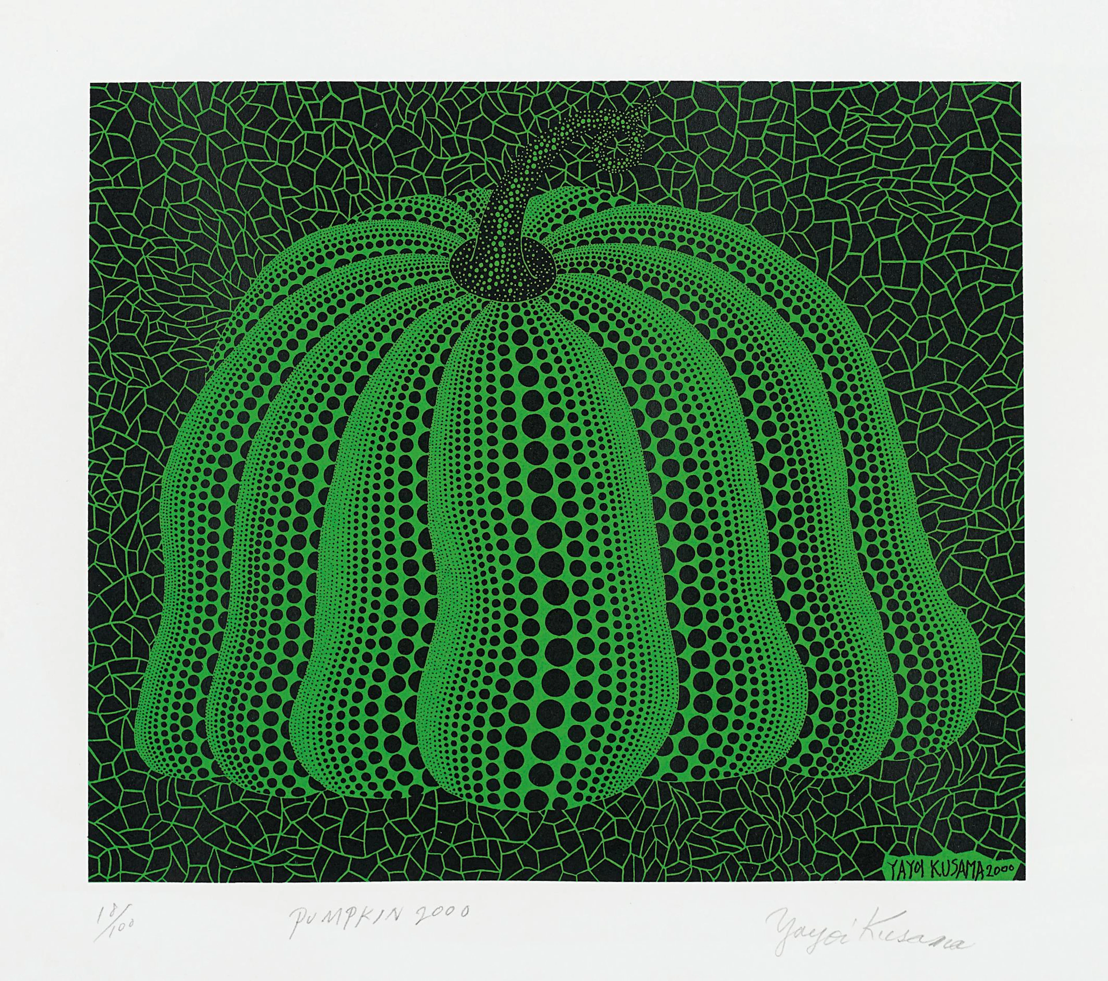 Pumpkin 2000 (Green), 2000 – Yayoi Kusama