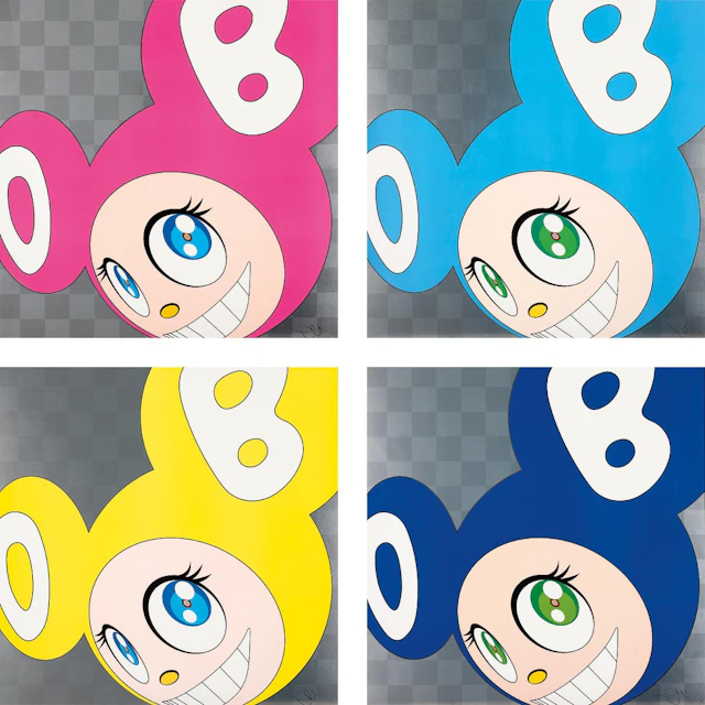 And then and then and then and then and then (Pink); And then and then and then and then and then (Aqua Blue); And then and then and then and then and then (Yellow); and And then and then and