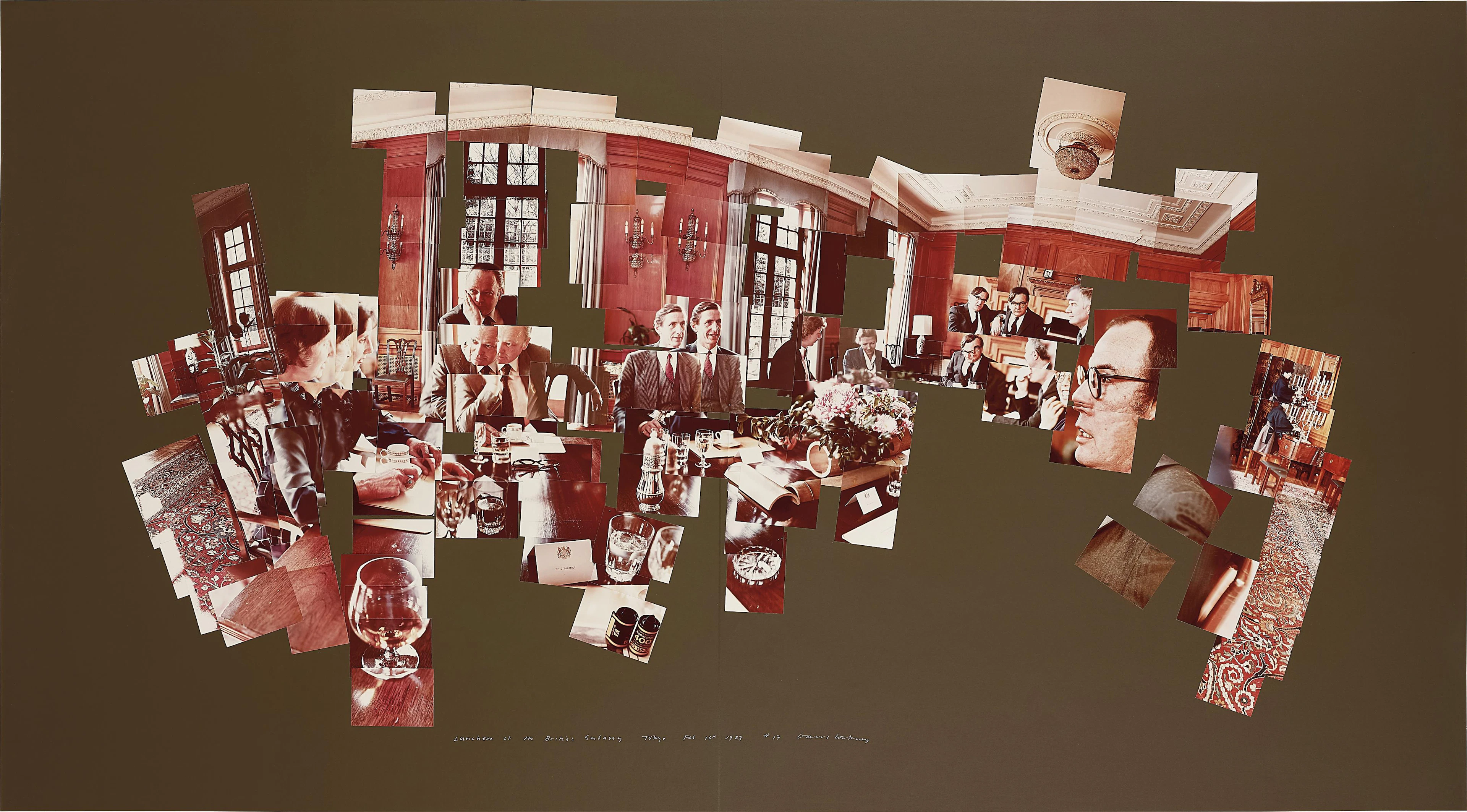 Luncheon at the British Embassy, Tokyo, February 16th 1983, 1983 – David Hockney