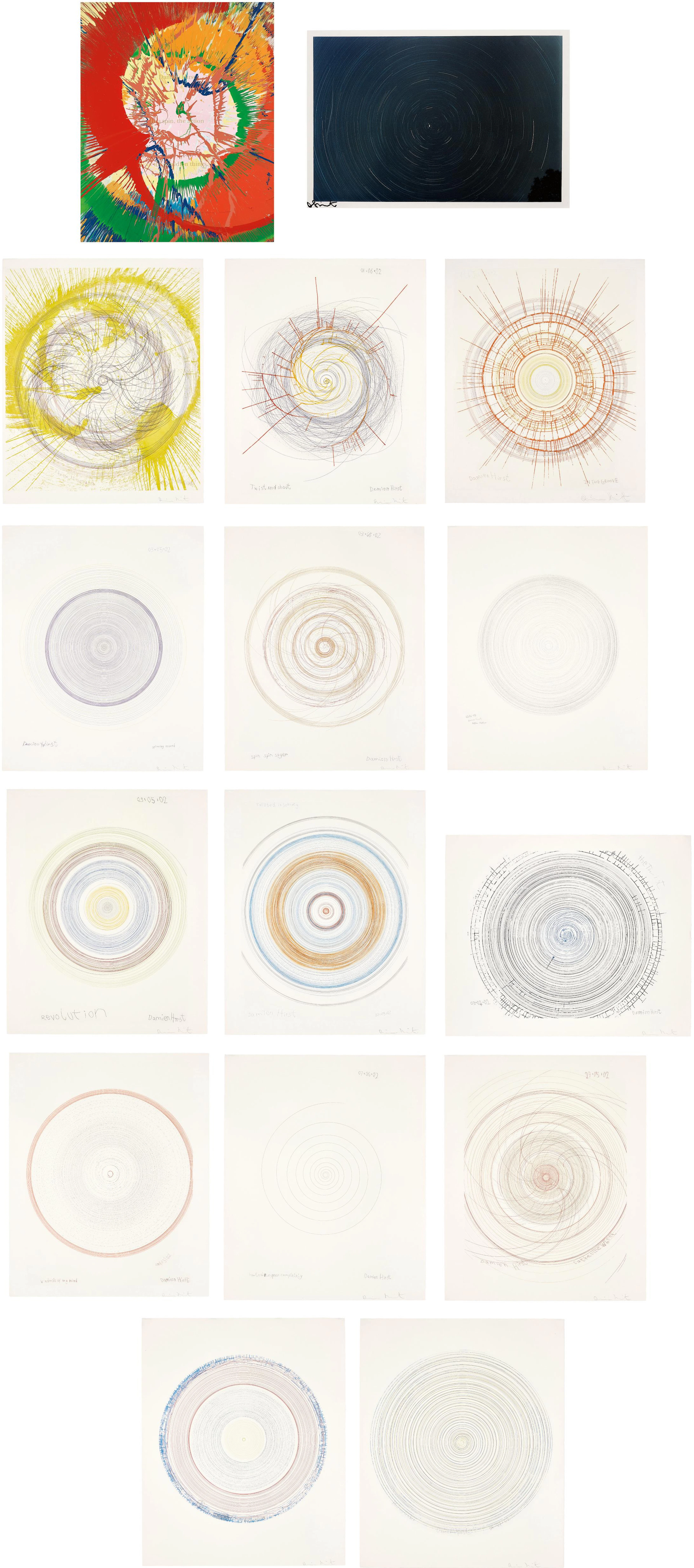 In a spin, the action of the world on things, Volume II, 2002 – Damien Hirst