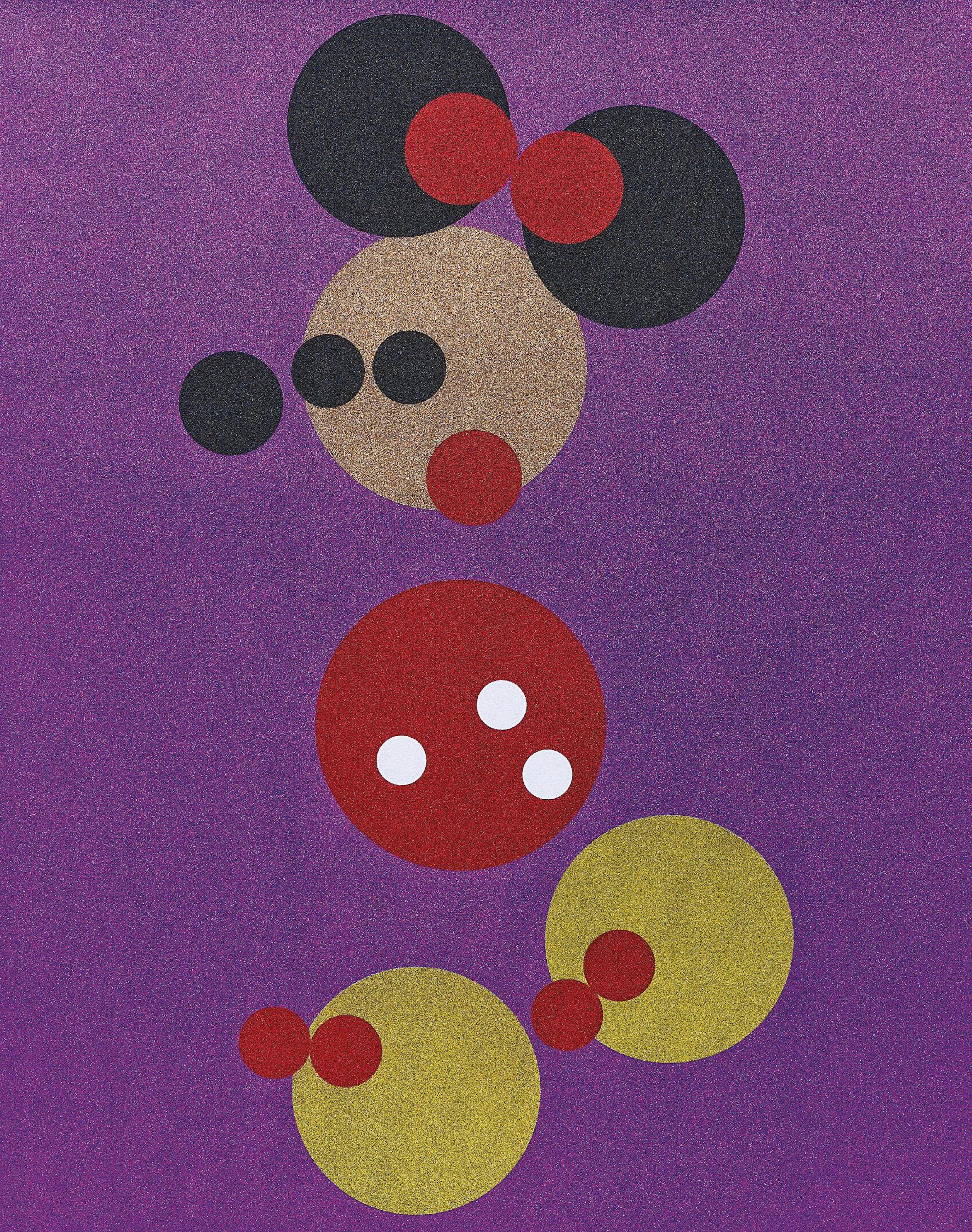 Minnie (Pink Glitter), 2016 – Damien Hirst