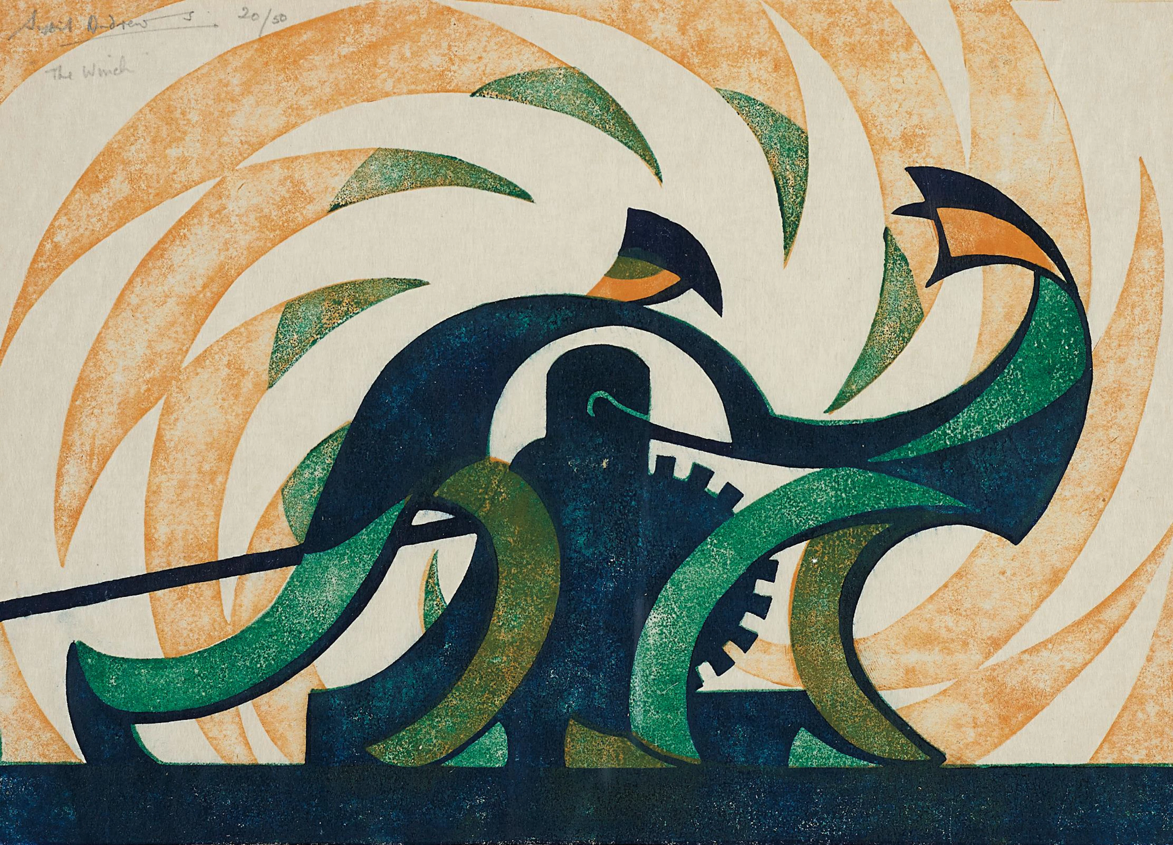 The Winch, 1930 – Sybil Andrews