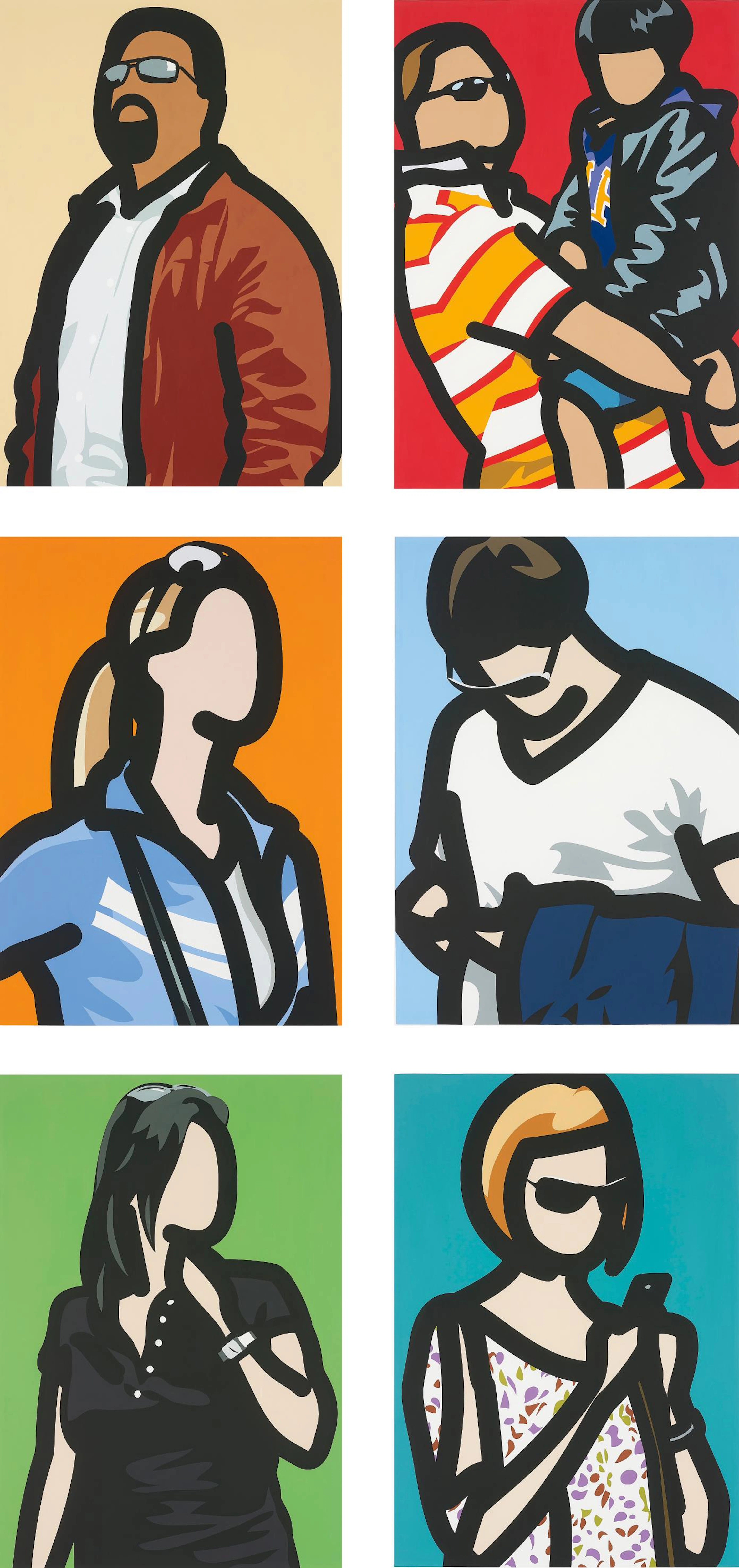 Tourists, 2014 – Julian Opie