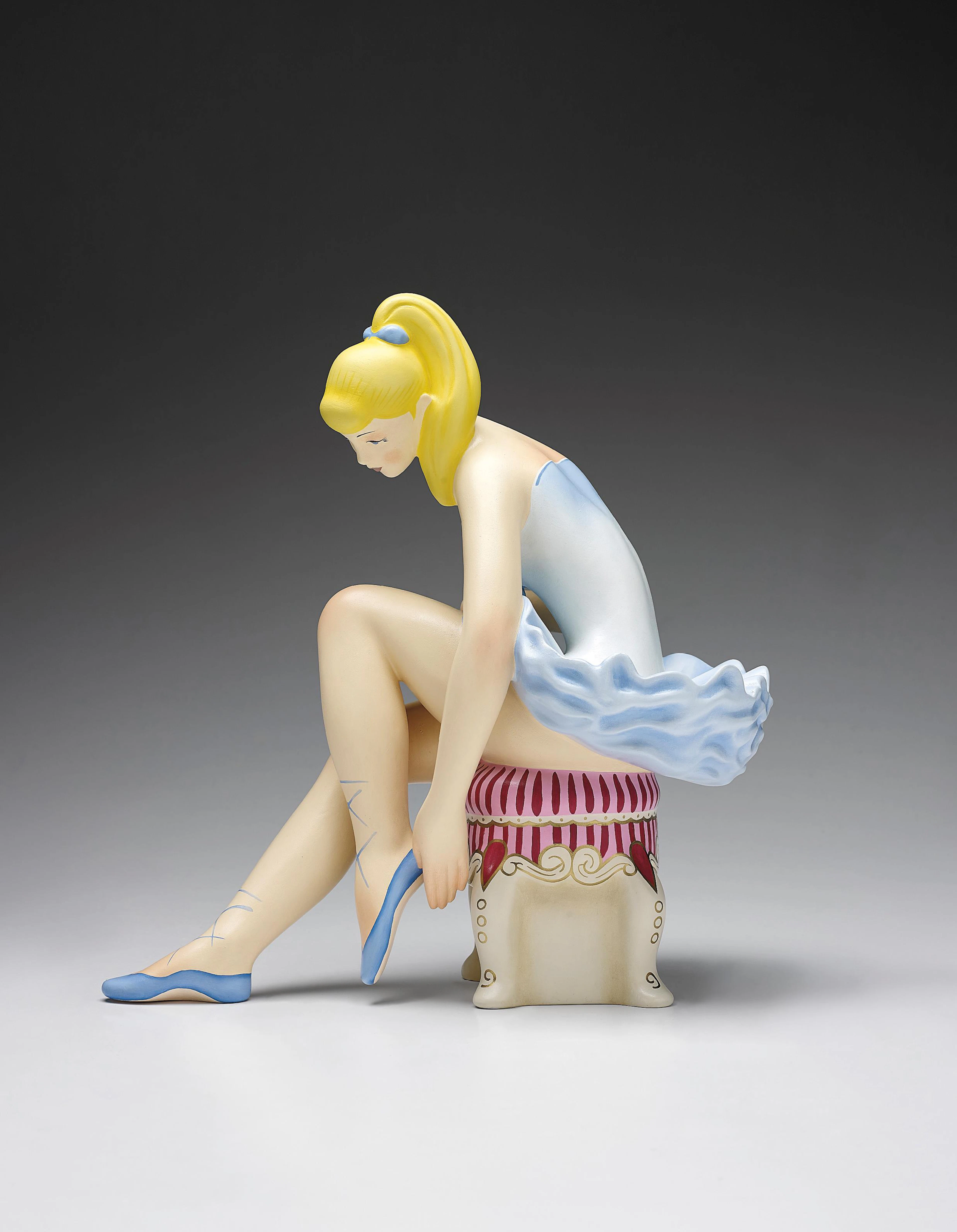Seated Ballerina (Wood), 2015 – Jeff Koons