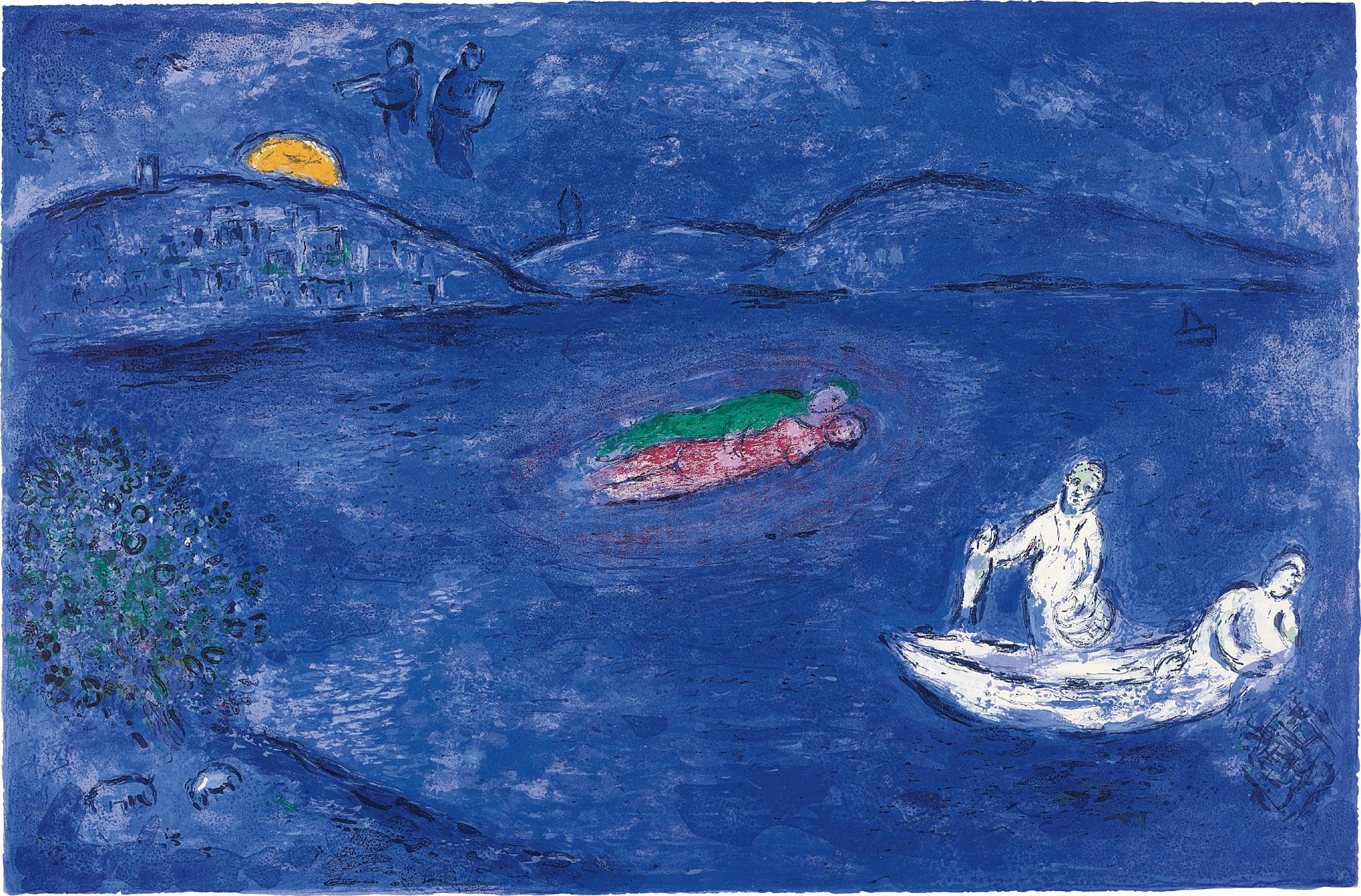 L'Echo, pl. 33 from Daphnis and Chloé, 1961 – Marc Chagall