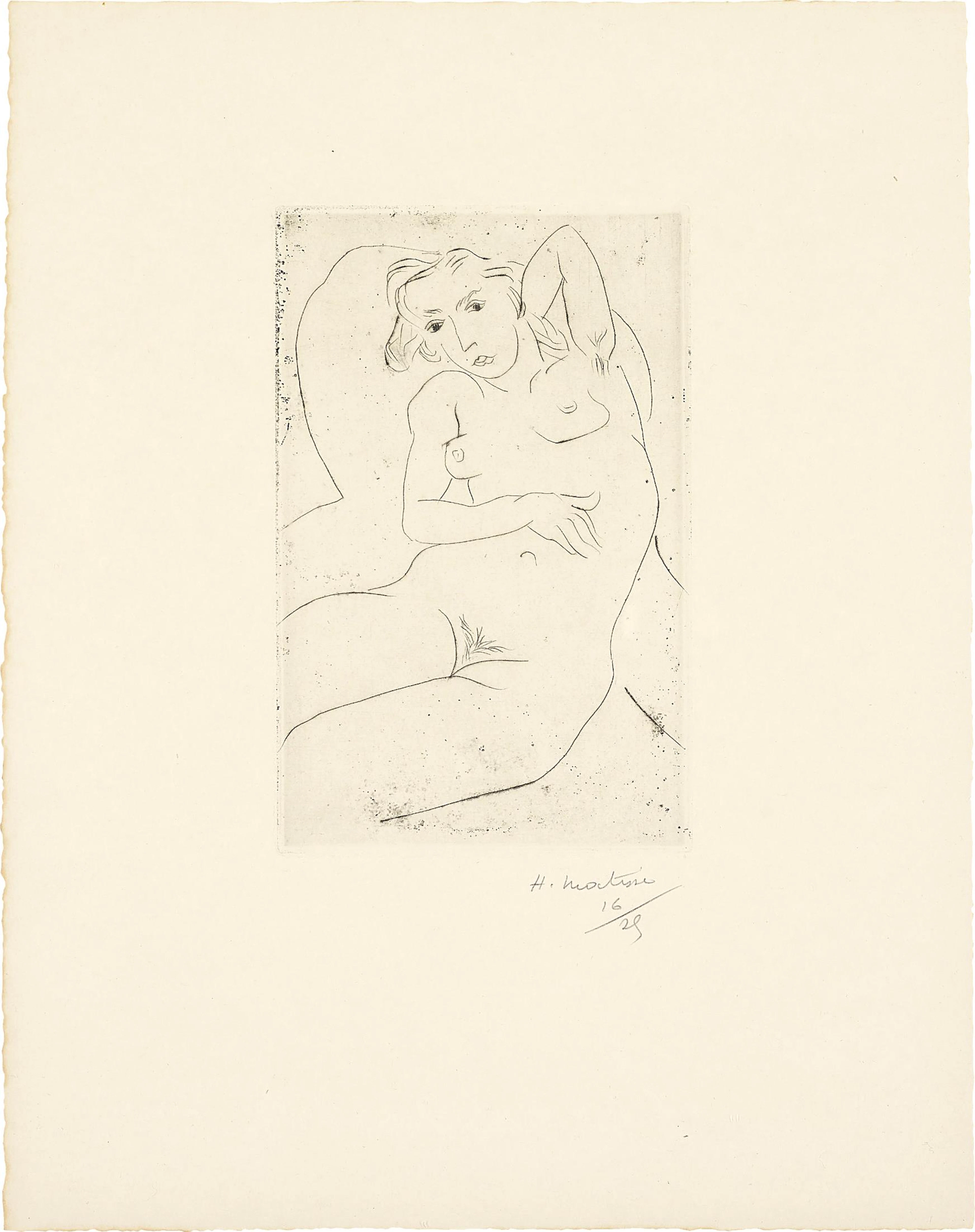 Nu assis- les yeux noirs (Seated Nude - with Black Eyes), 1926 – Henri Matisse