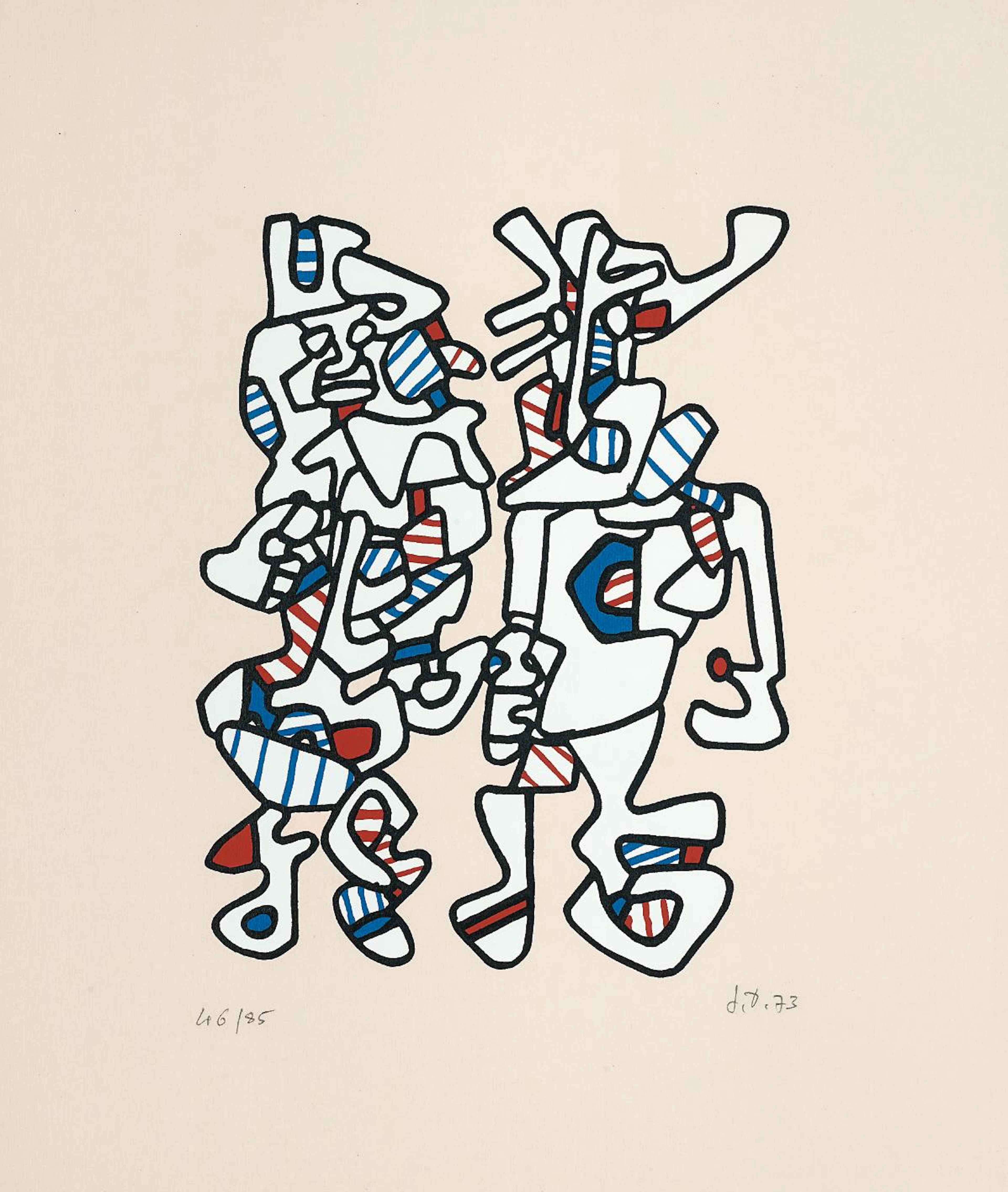 Parade nuptiale (Courtship), 1973 – Jean Dubuffet