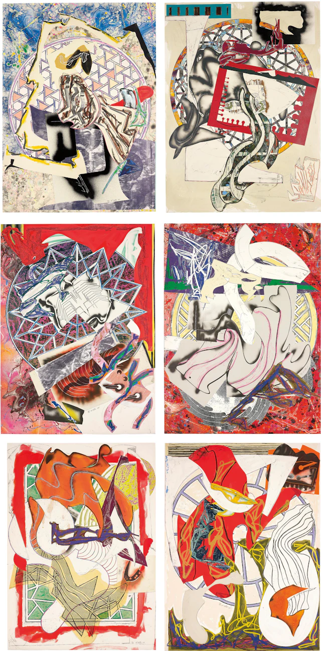 Waves I and II: six works, 1989 – Frank Stella