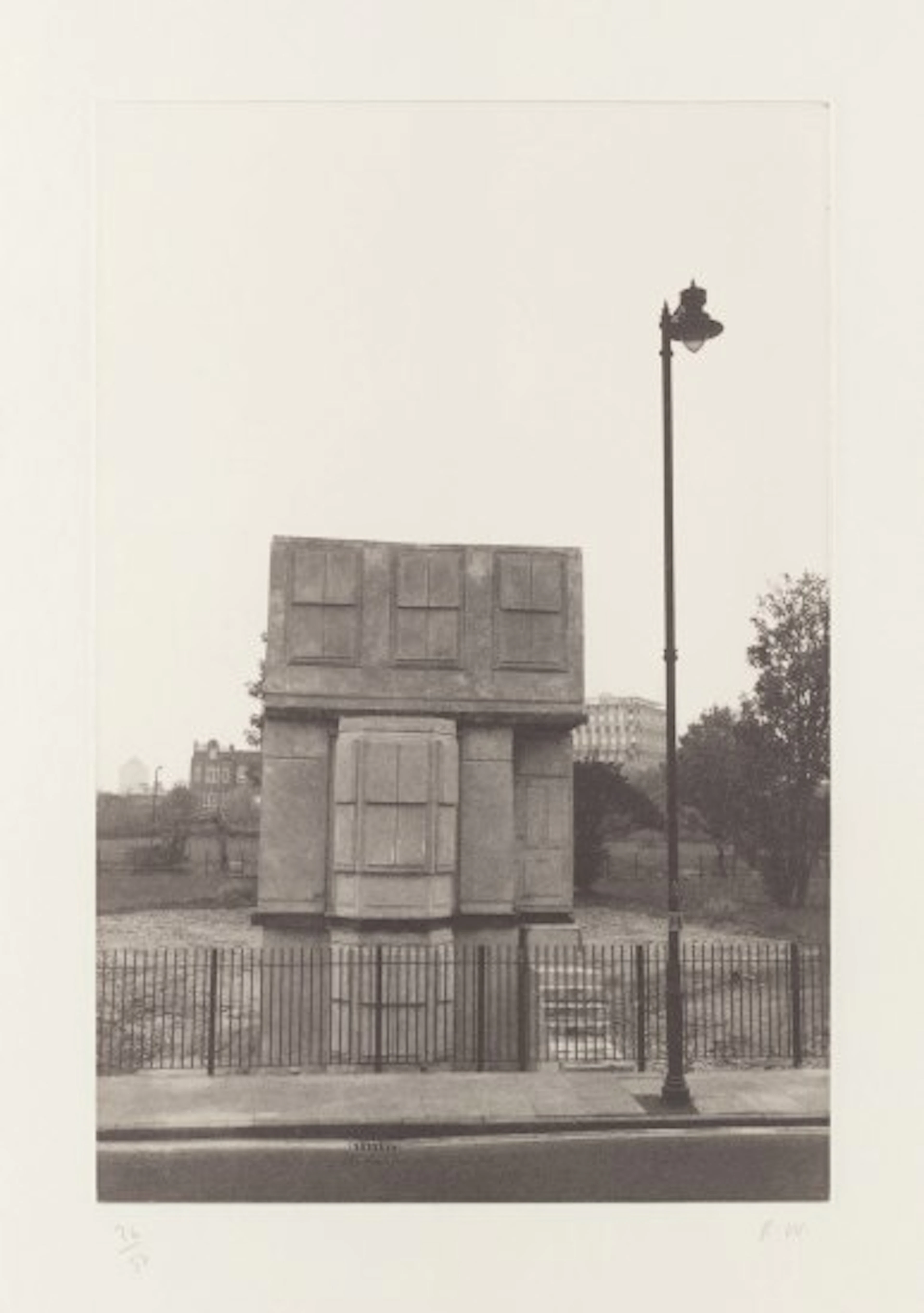 Rachel Whiteread - House, from Stützmappe (Support Portfolio)