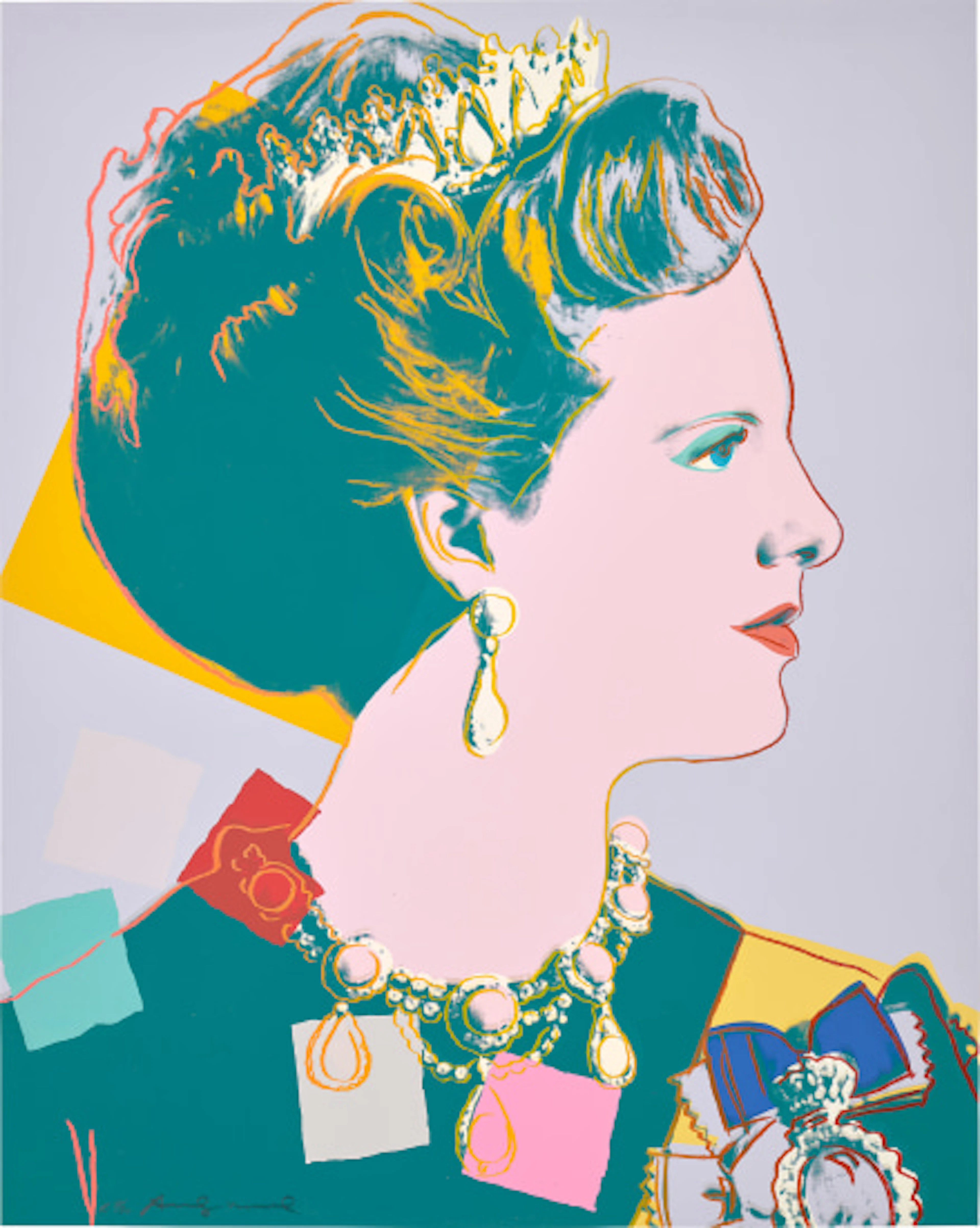 Andy Warhol - Queen Margrethe II of Denmark