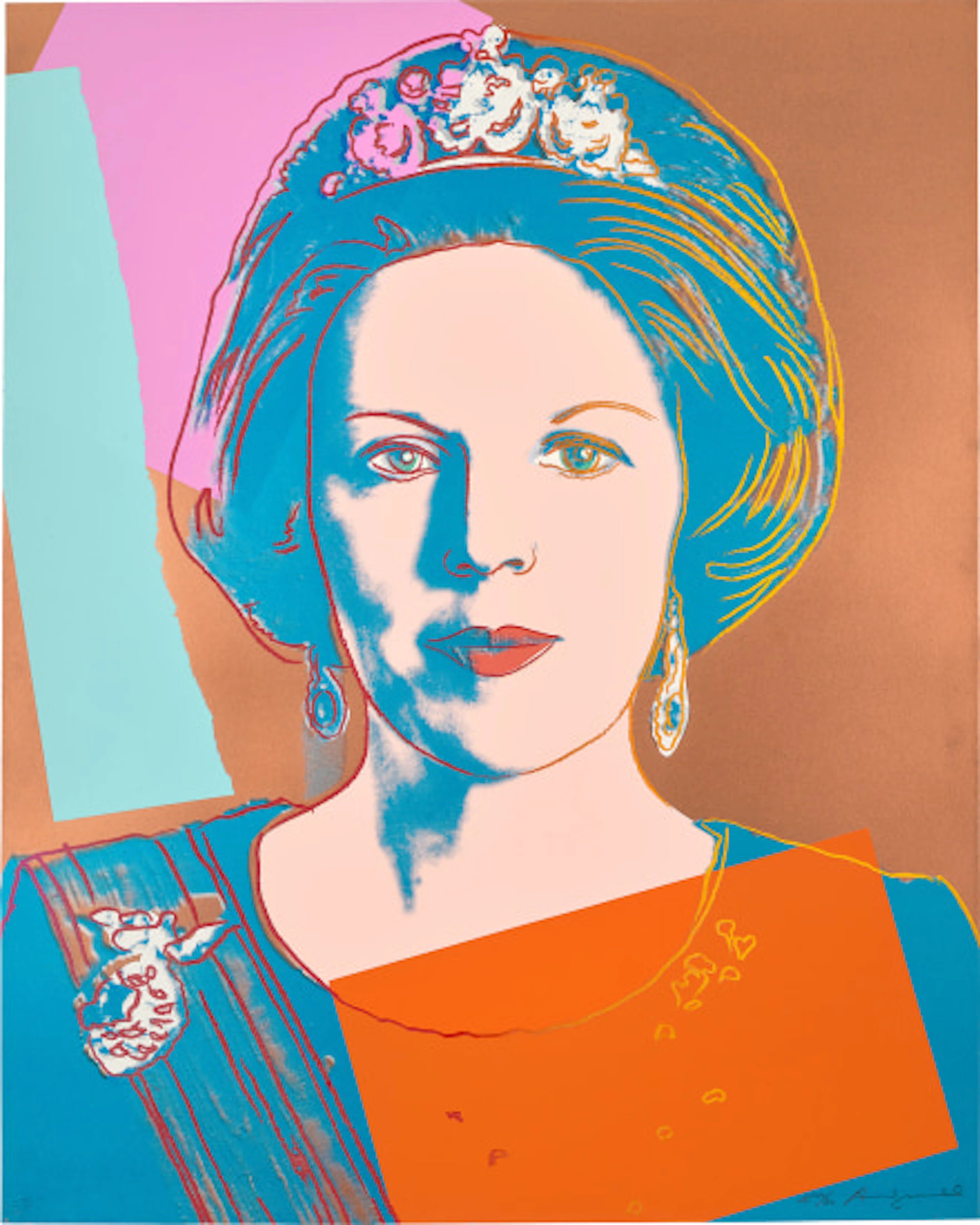 Andy Warhol - Queen Beatrix of the Netherlands